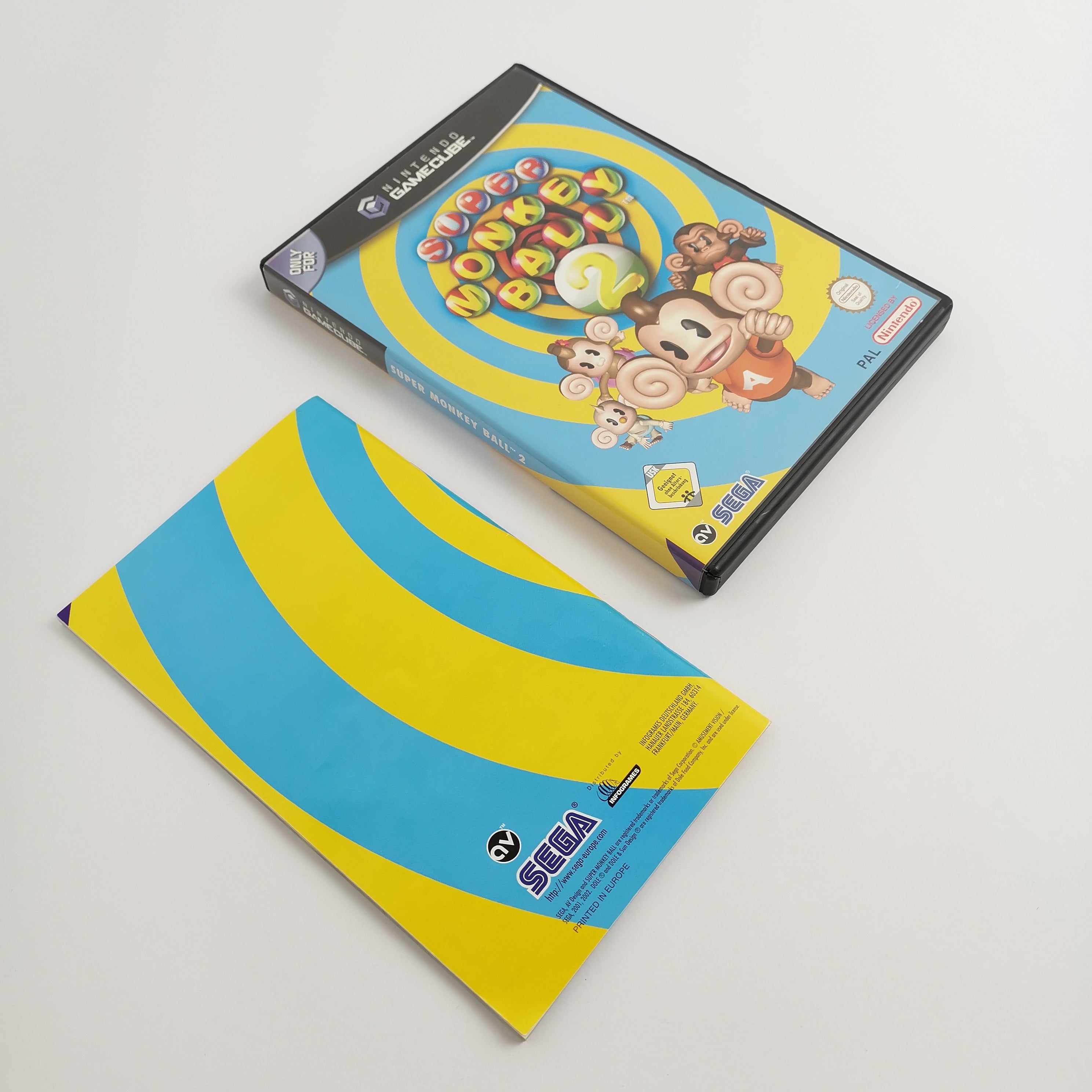 Nintendo Gamecube Spiel – Super Monkey Ball 2 (OVP PAL)