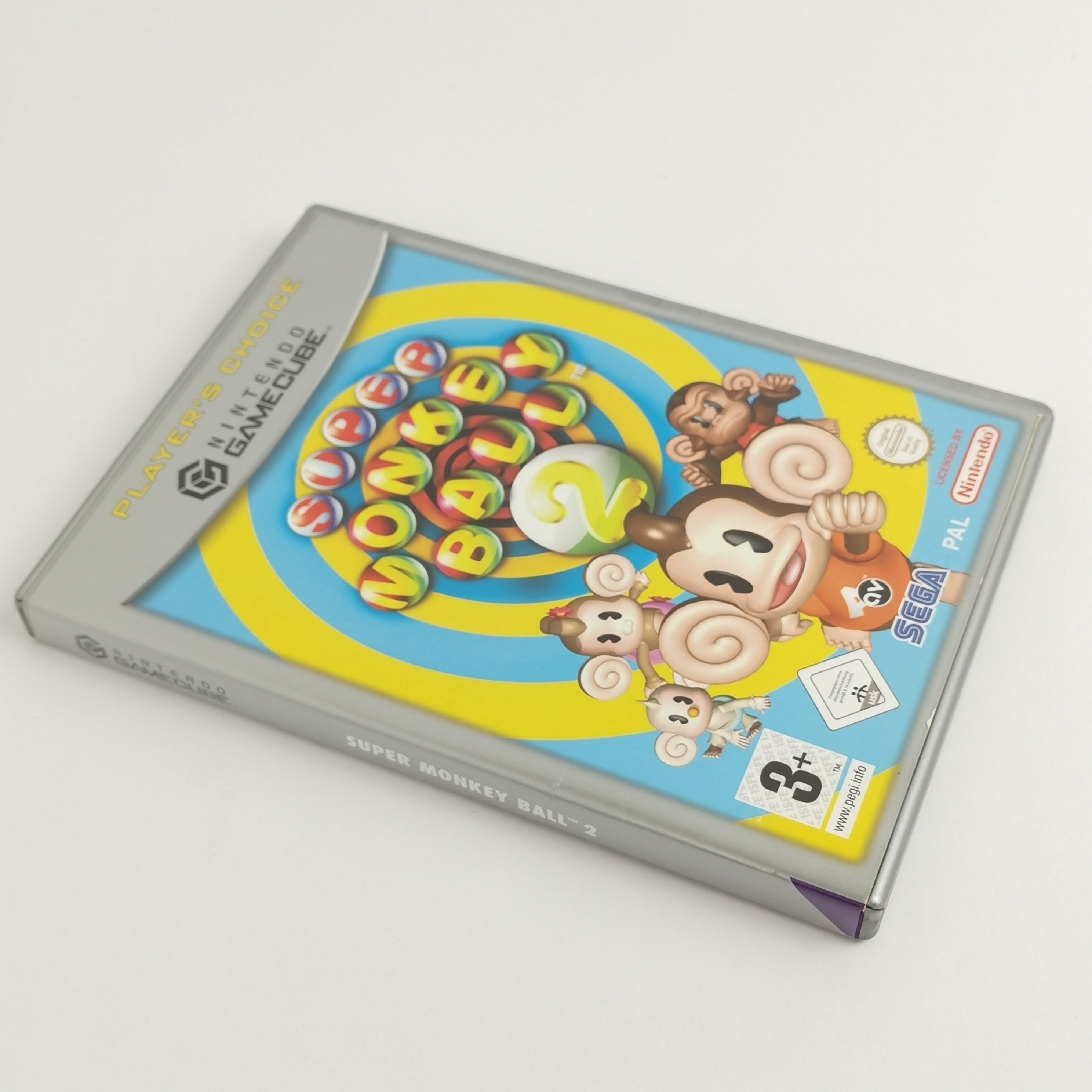 Nintendo Gamecube Spiel – Super Monkey Ball 2 Players Choice