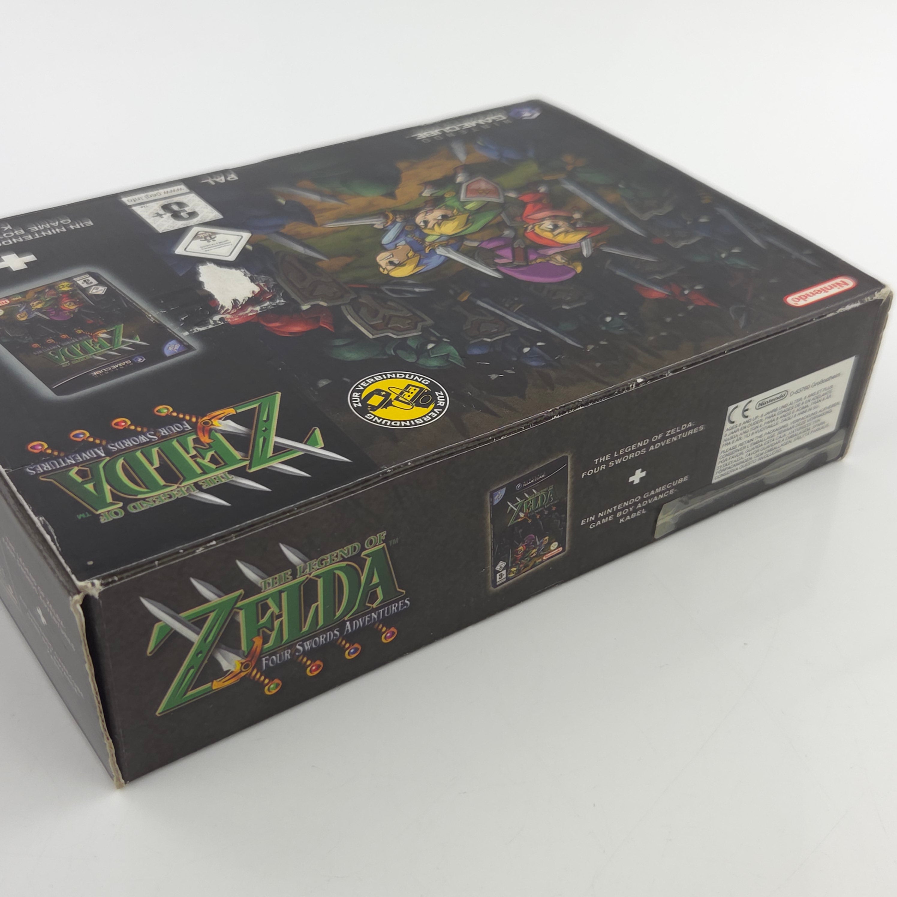 Nintendo Gamecube Spiel – Zelda Four Swords Adventures OVP PAL
