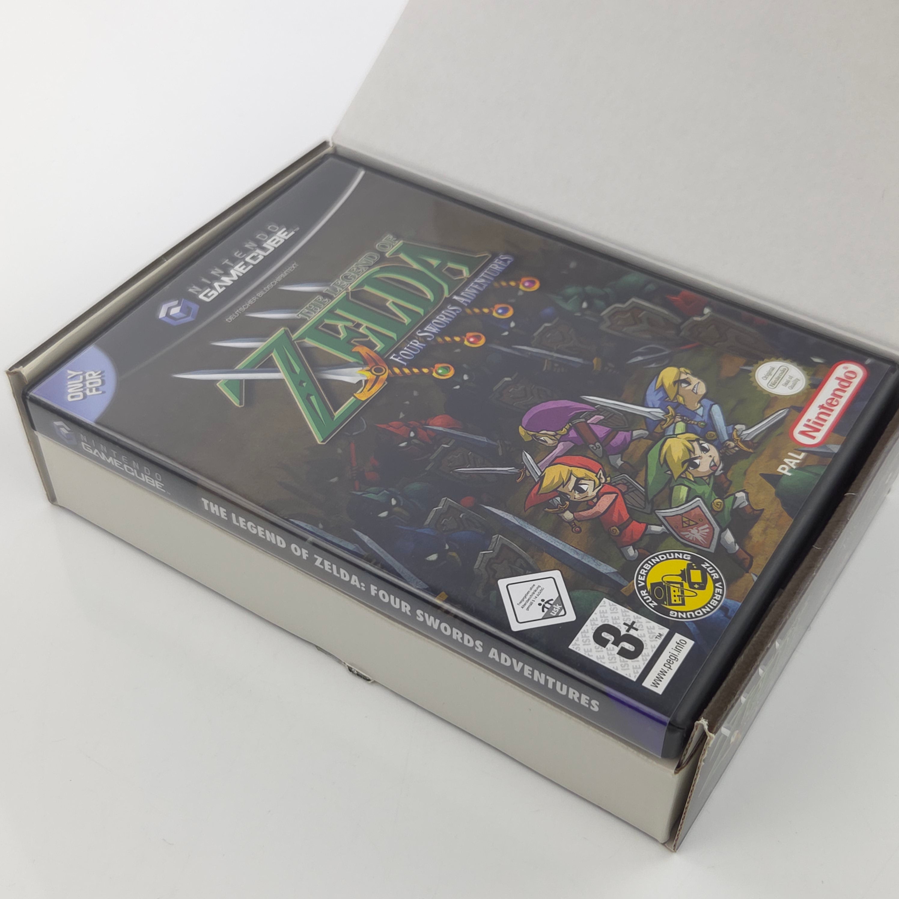 Nintendo Gamecube Spiel – Zelda Four Swords Adventures OVP PAL