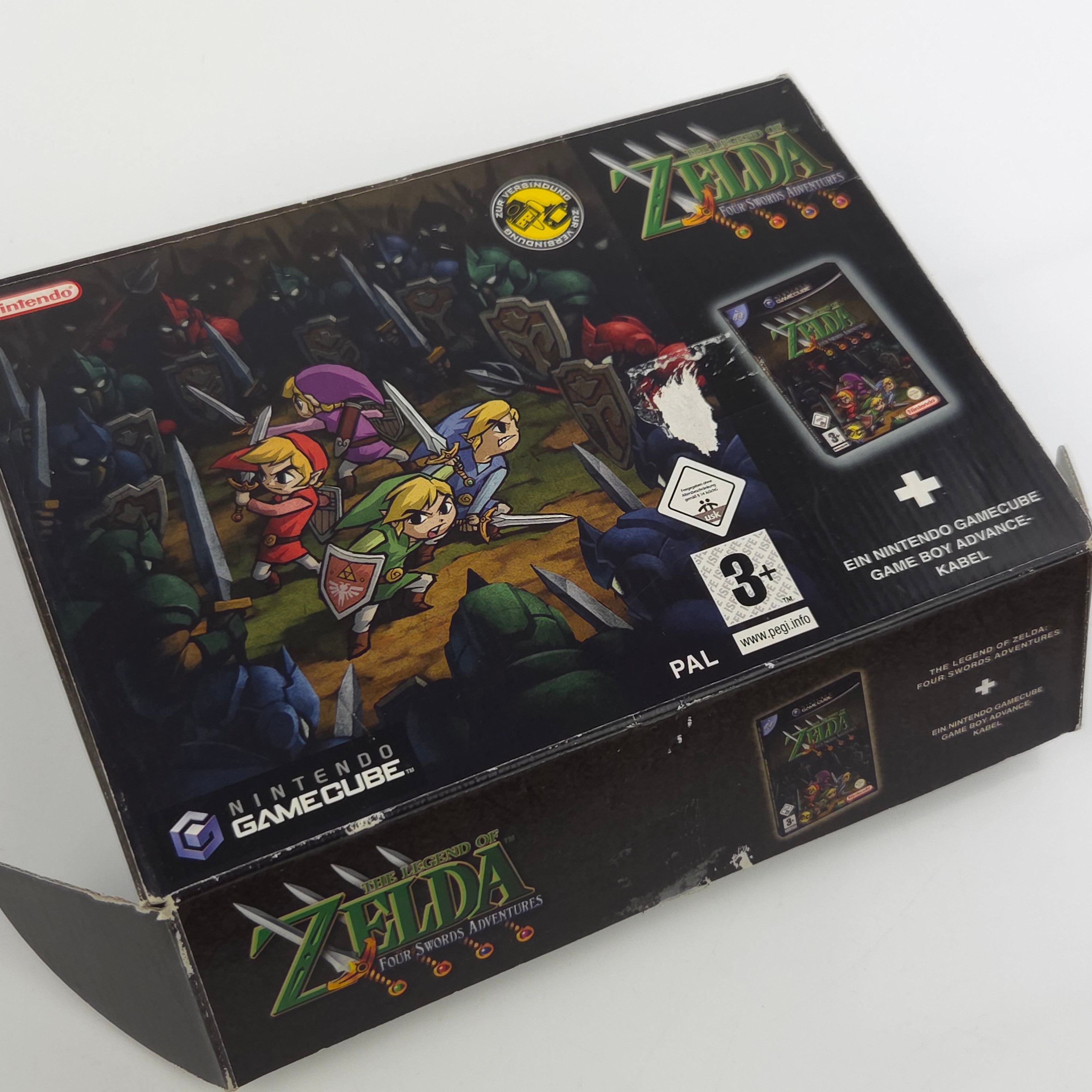 Nintendo Gamecube Spiel – Zelda Four Swords Adventures OVP PAL