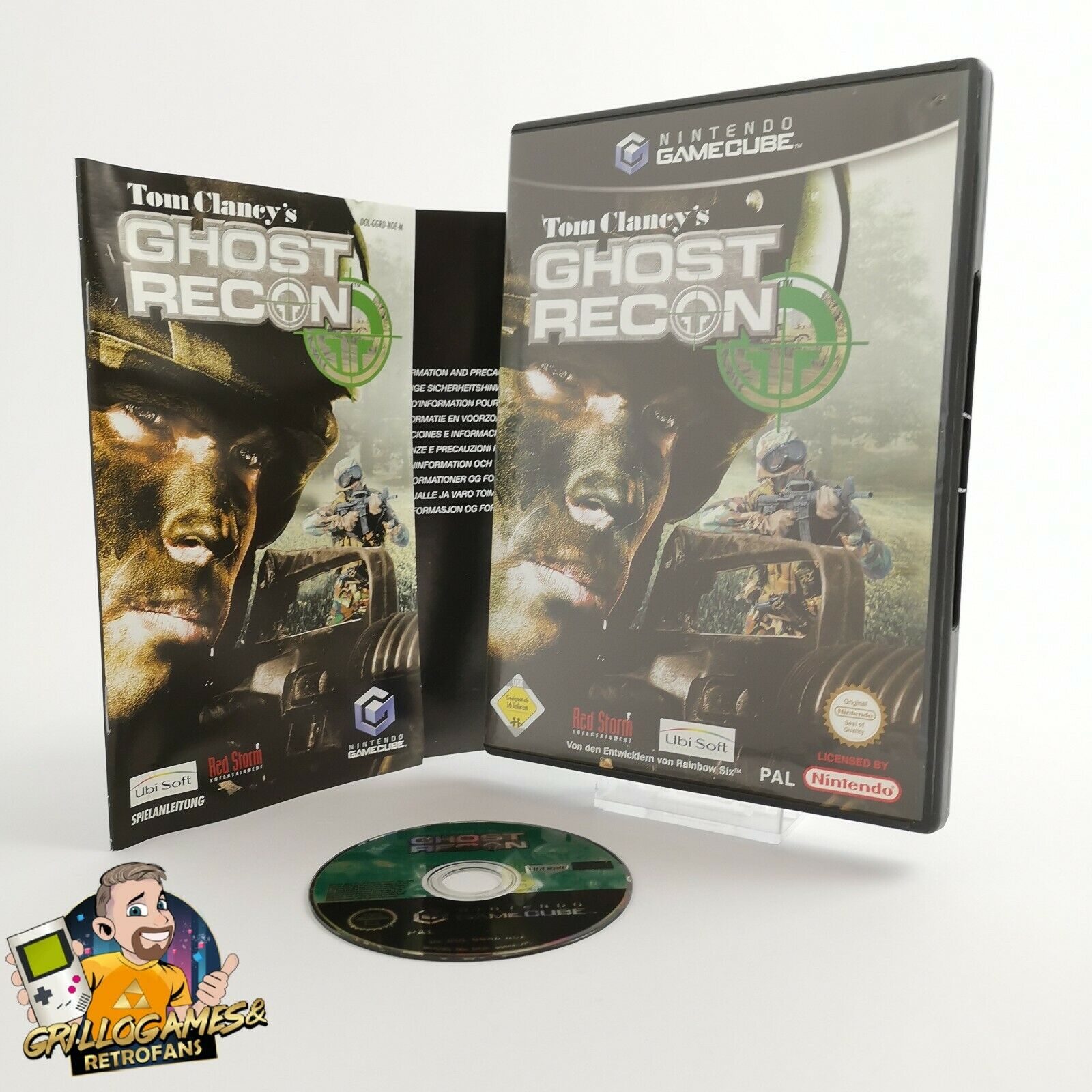 Nintendo Gamecube Spiel – Tom Clancys Ghost Recon (OVP)