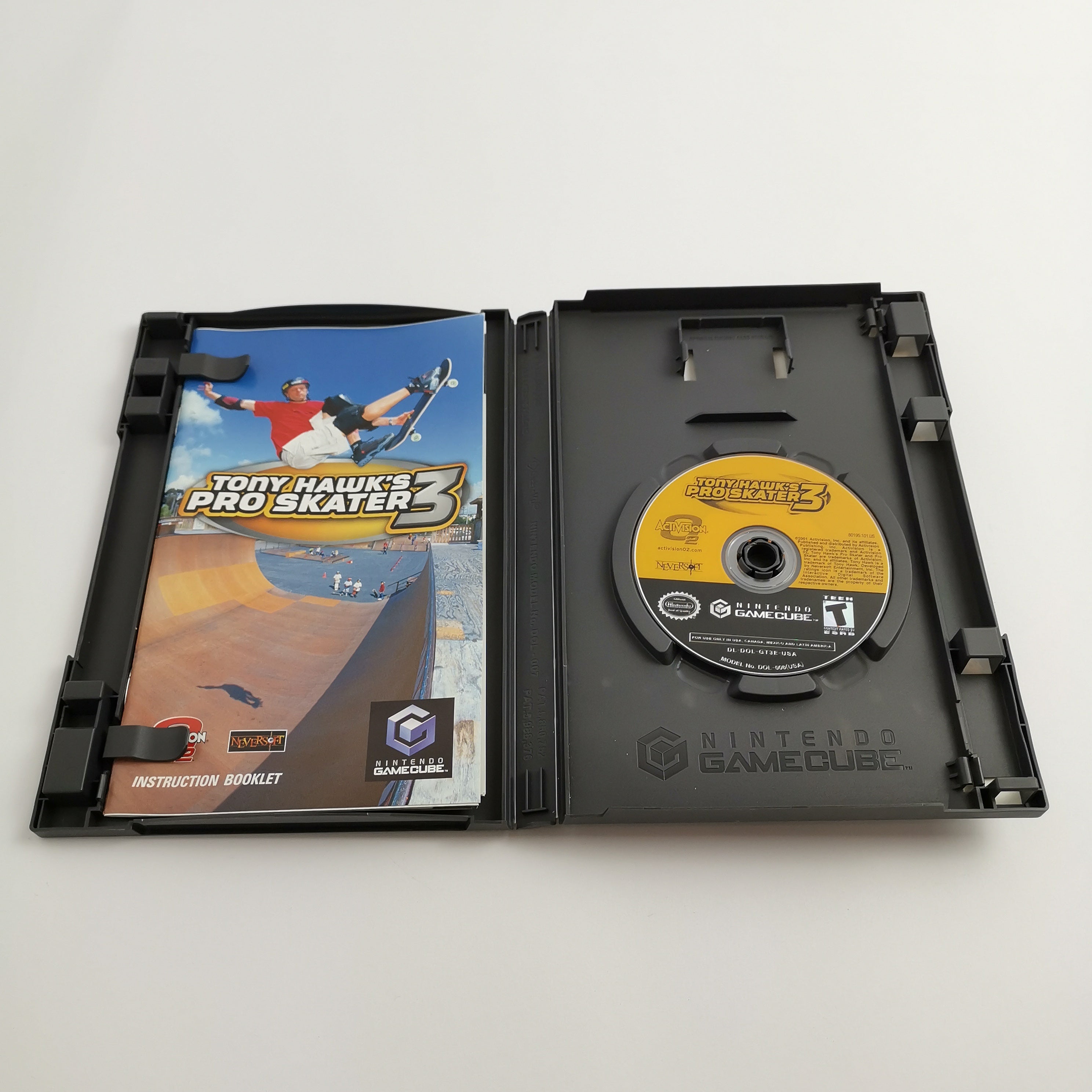 Nintendo Gamecube Spiel – Tony Hawks Pro Skater 3 OVP NTSC