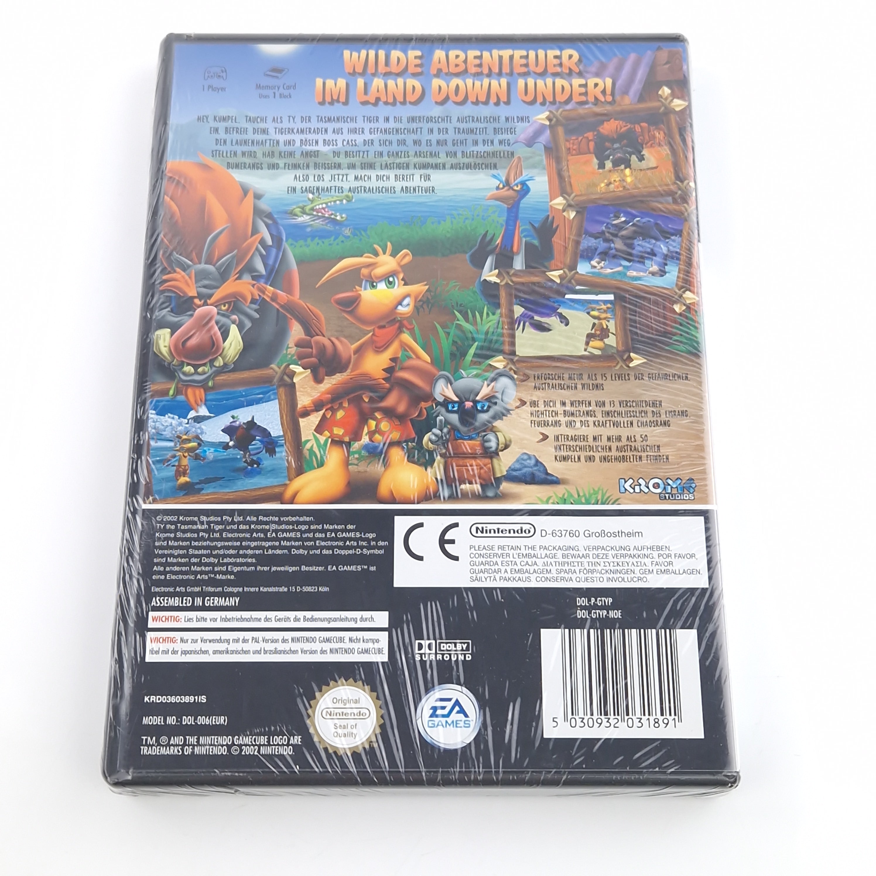 Nintendo Gamecube Spiel – TY The Tasmanian Tiger Neu OVP