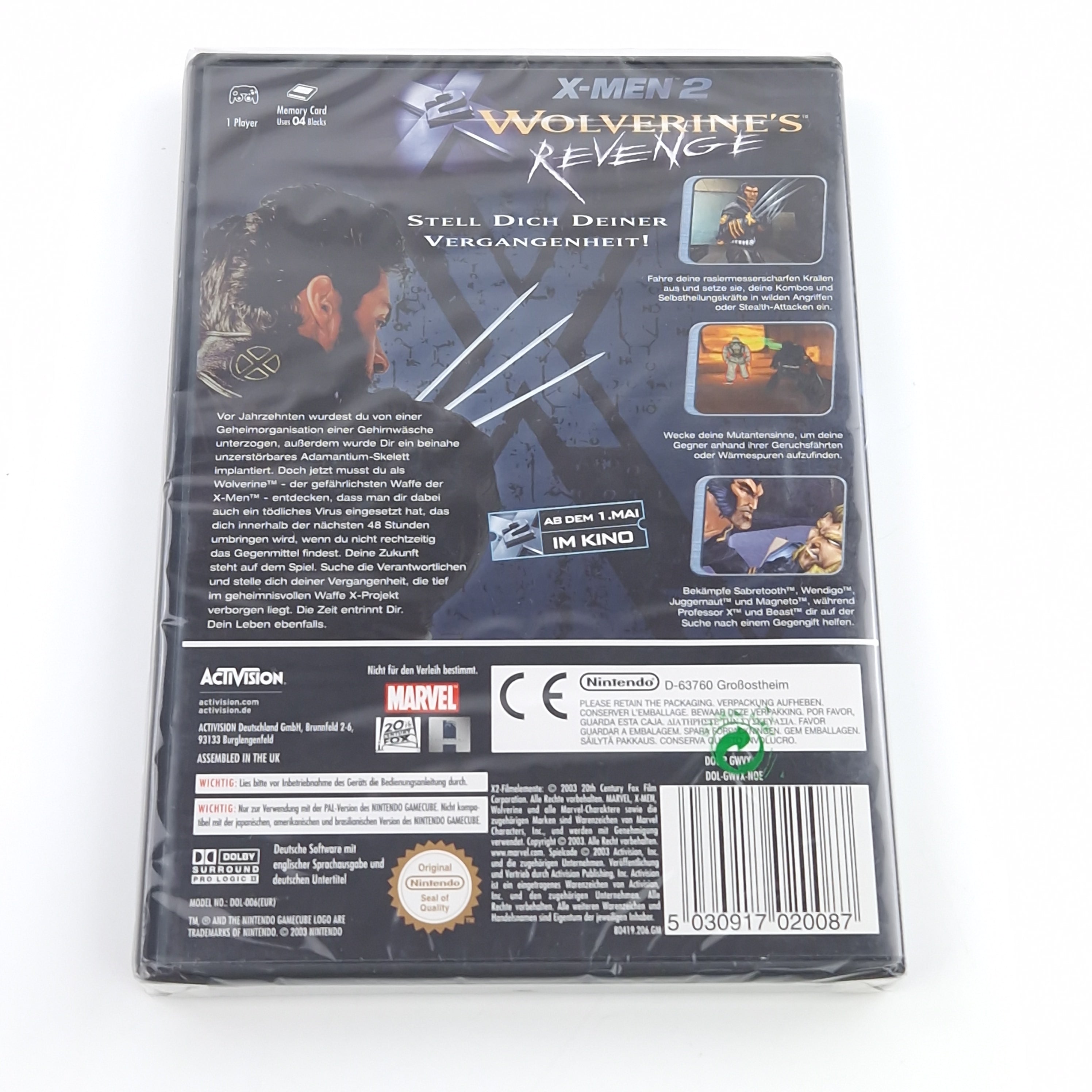 Nintendo Gamecube Spiel – X-Men 2 Wolverines Revenge Neu PAL