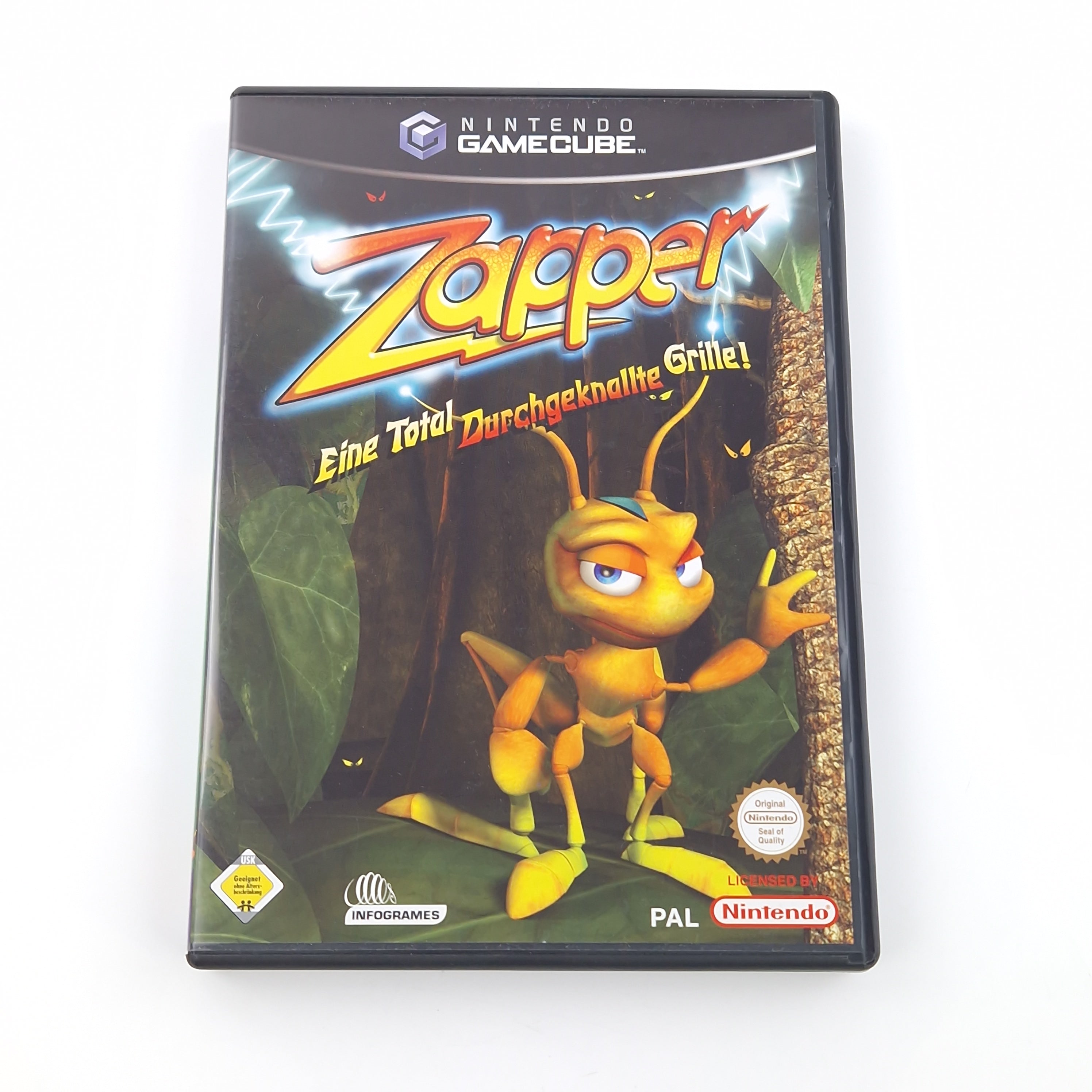 Nintendo Gamecube Spiel – Zapper Eine total durchgeknallte Grille