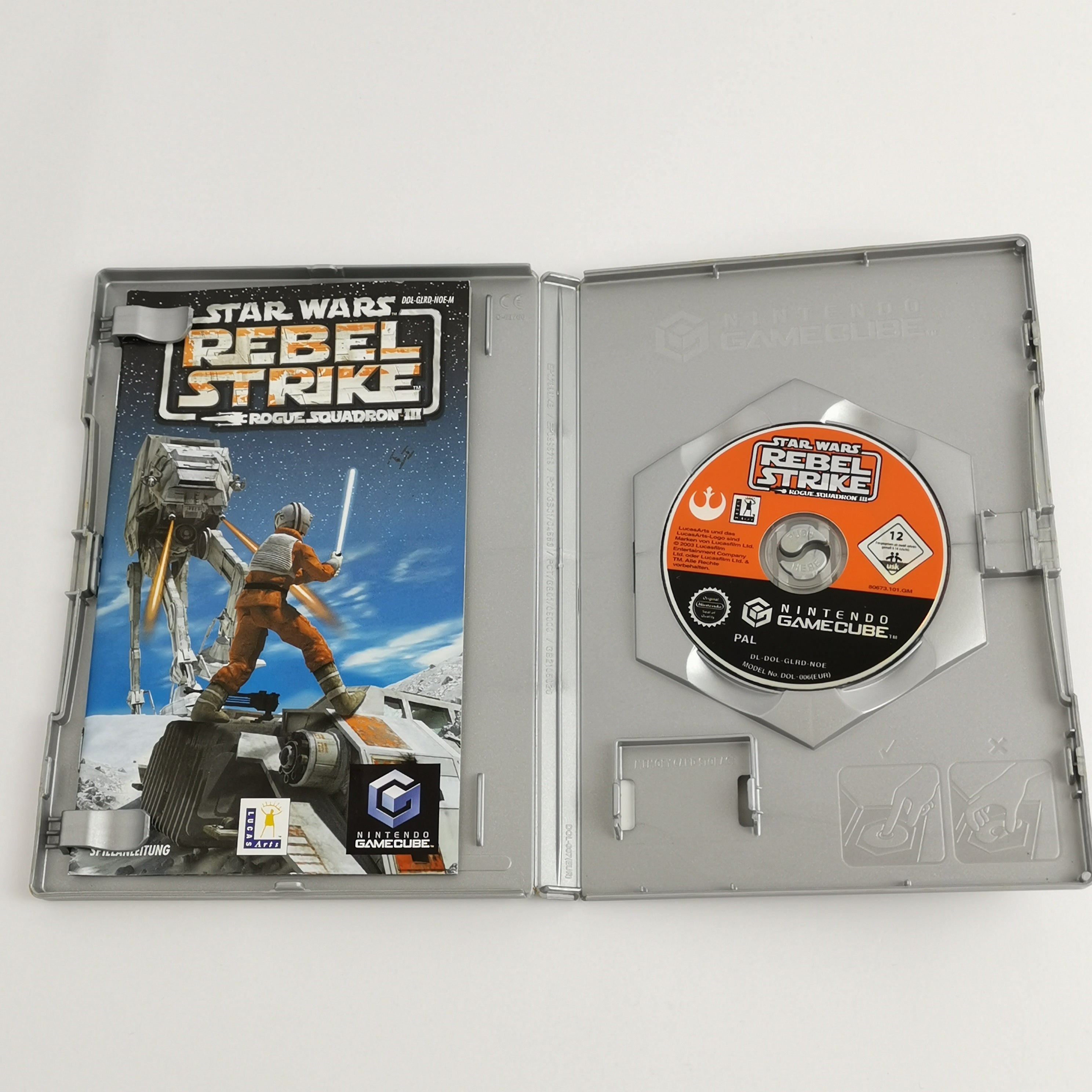 Nintendo Gamecube Spiel – Star Wars Rebel Strike Rogue Squadron