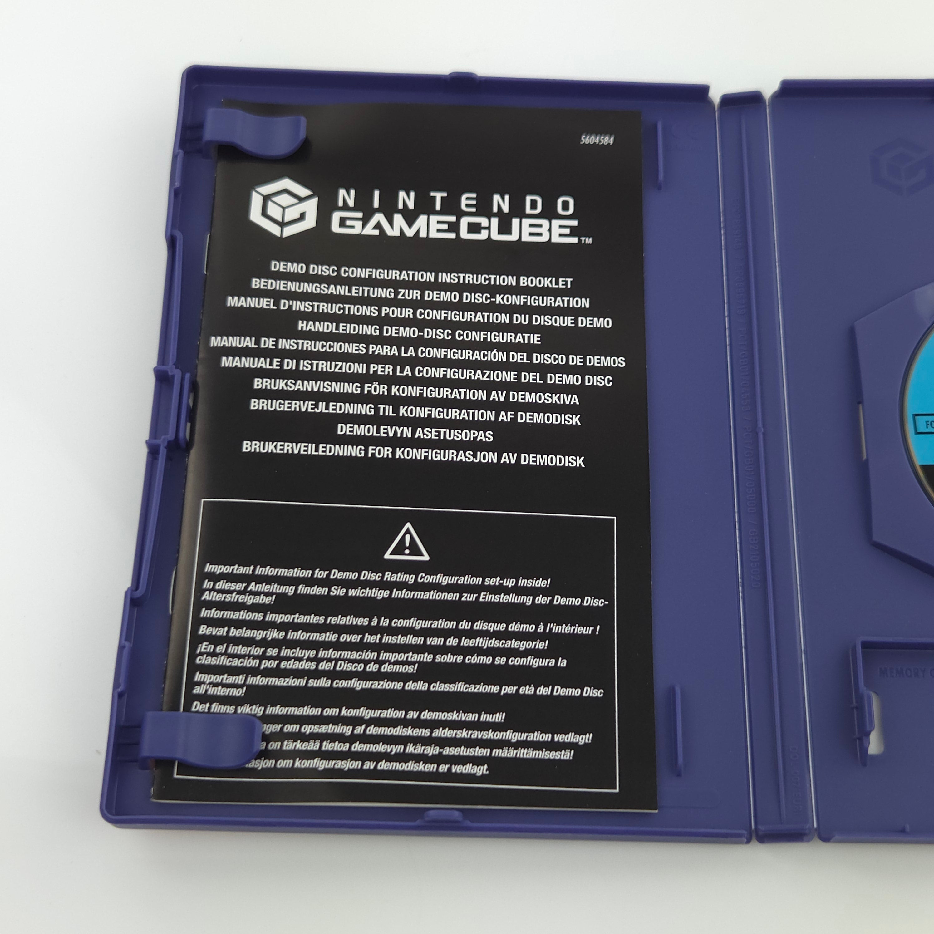 Nintendo GameCube Zubehör – Interactive Multi-Game Demo Disk OVP