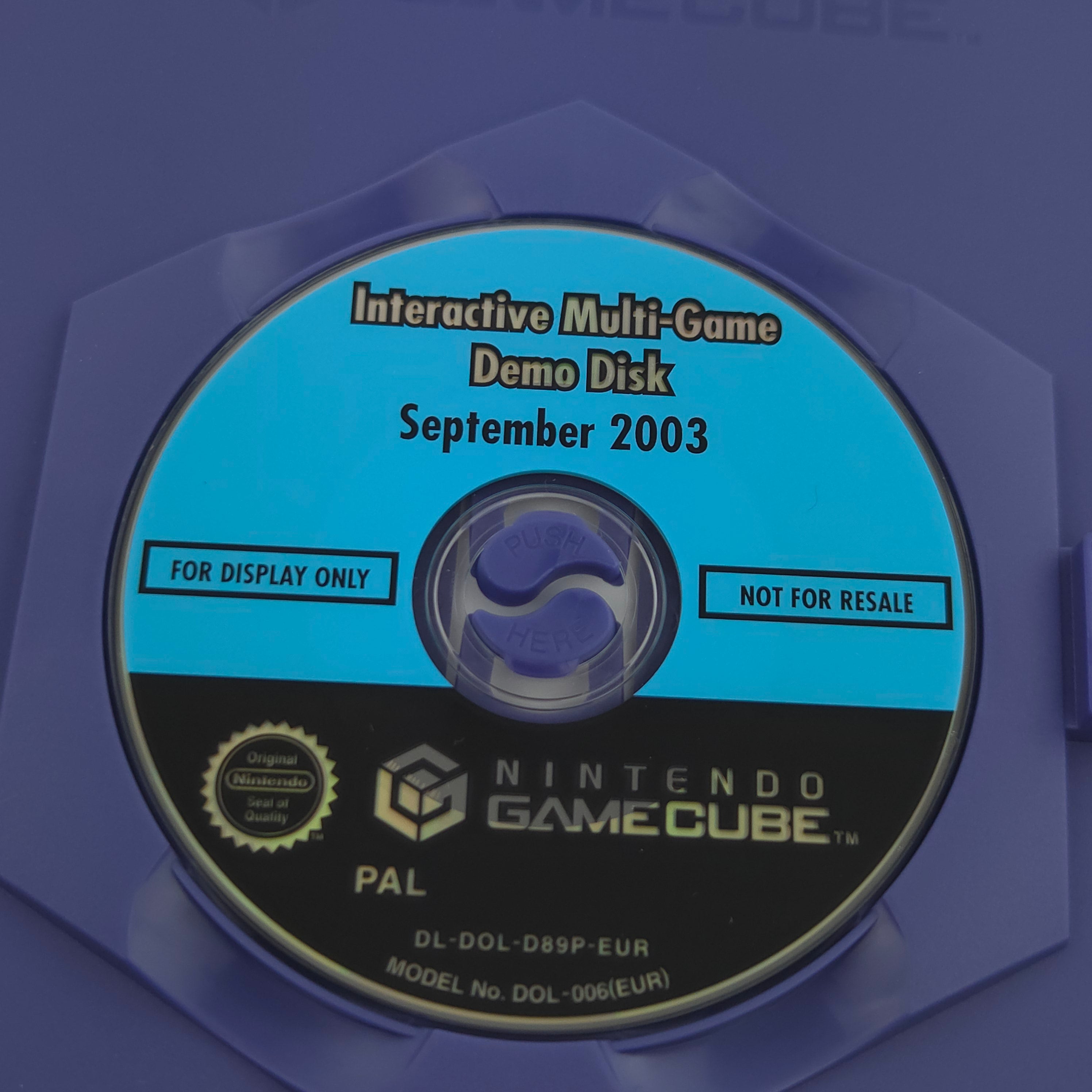 Nintendo GameCube Zubehör – Interactive Multi-Game Demo Disk OVP