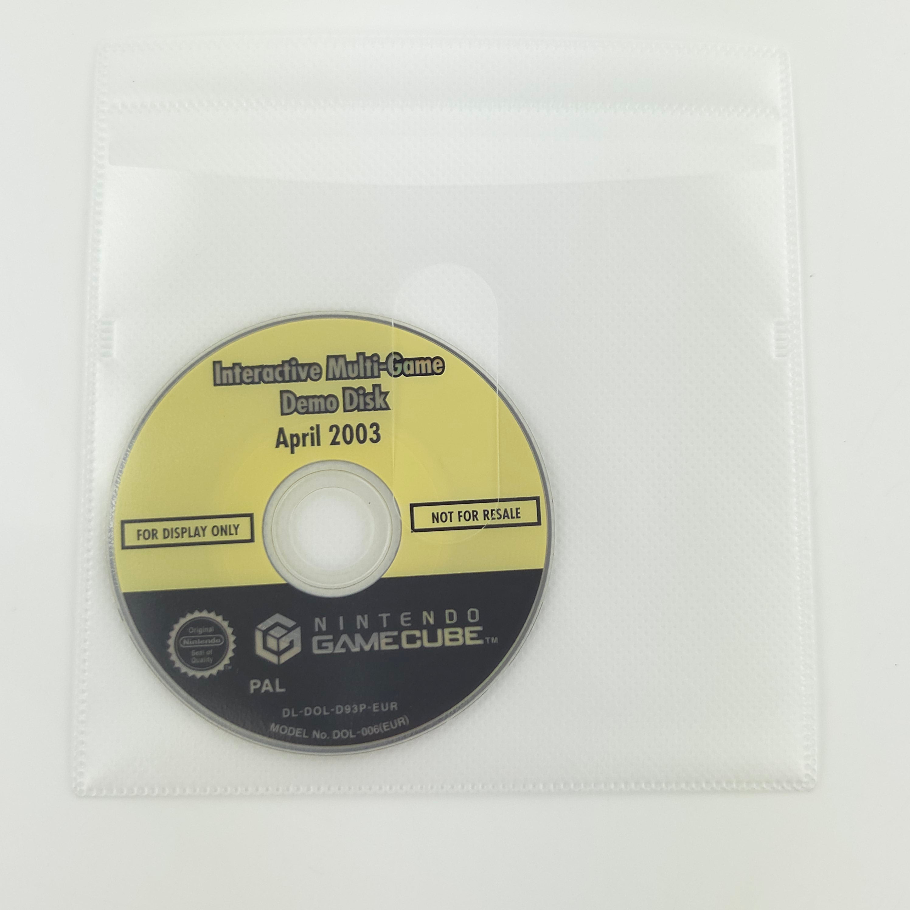 Nintendo GameCube Zubehör – Interactive Demo Disk April 2003