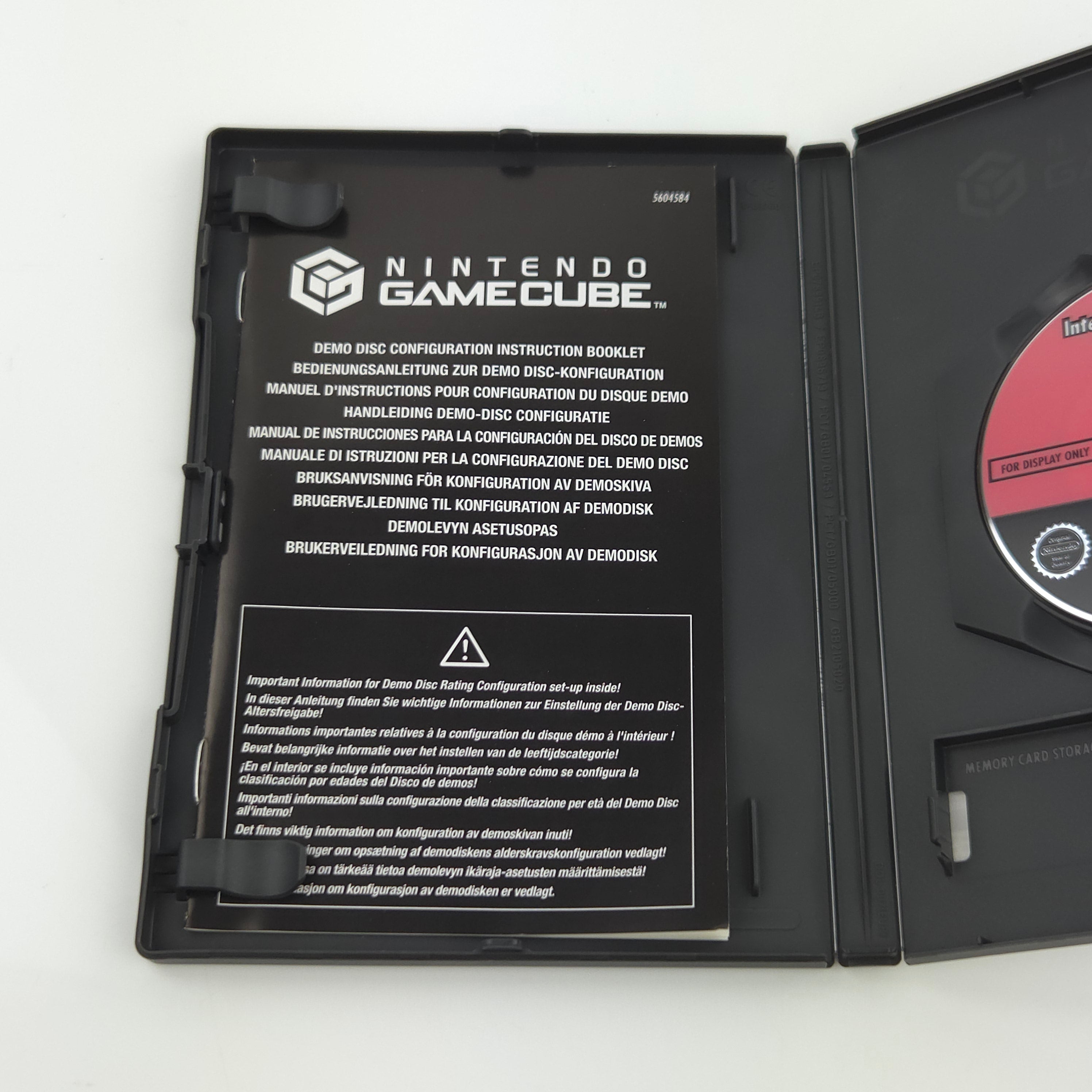 Nintendo GameCube Zubehör – Interactive Multi-Game Demo OVP