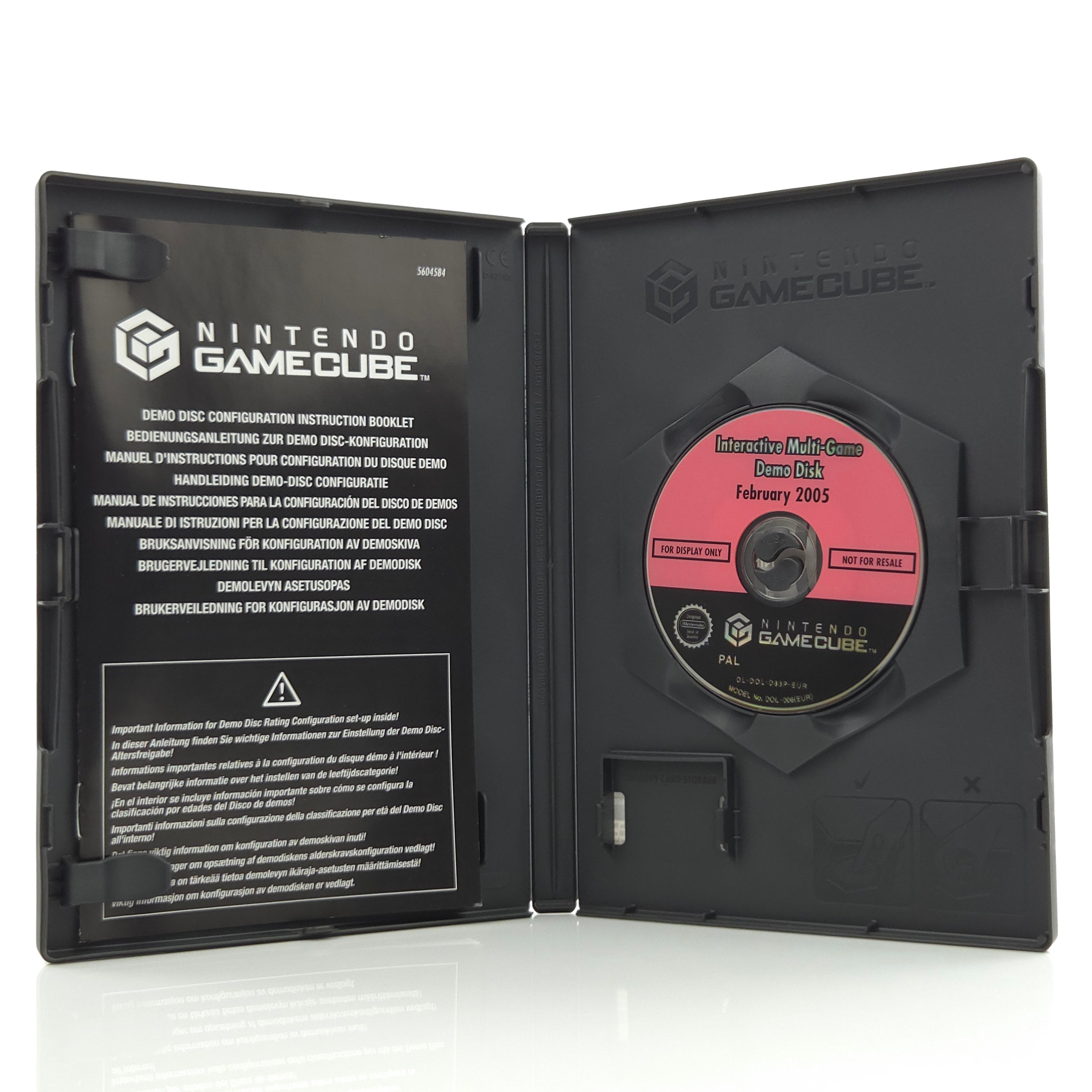 Nintendo GameCube Zubehör – Interactive Multi-Game Demo OVP