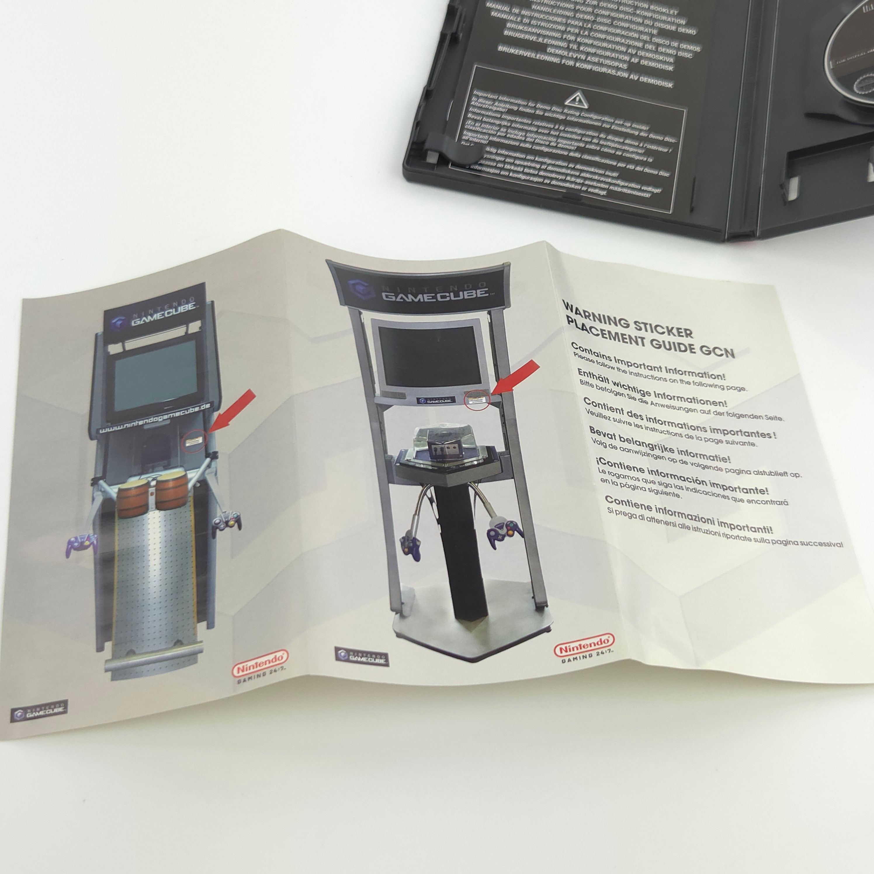 Nintendo GameCube Zubehör – Interactive Multi-Game Demo Disk OVP