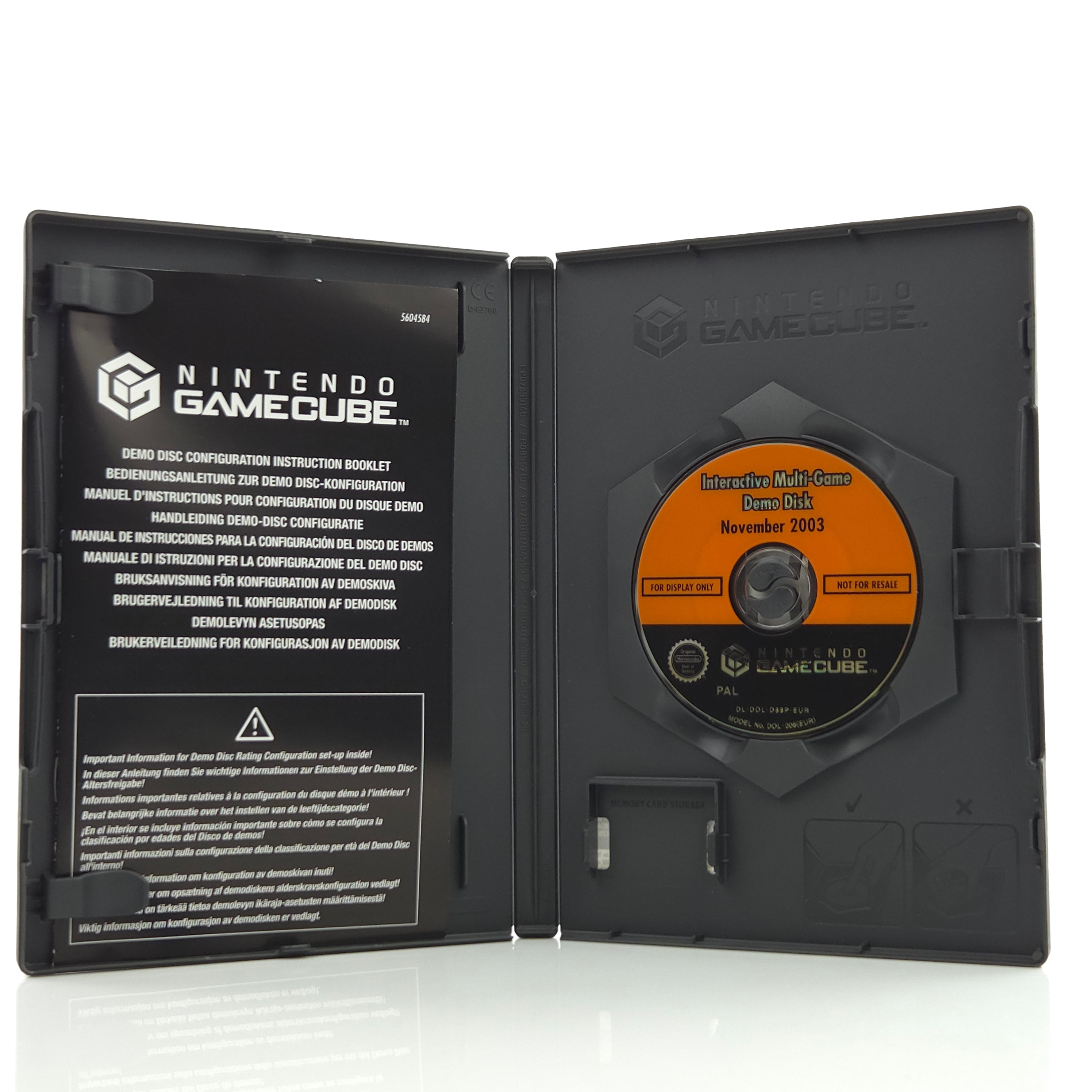 Nintendo GameCube Zubehör – Demo Disk November 2003 OVP