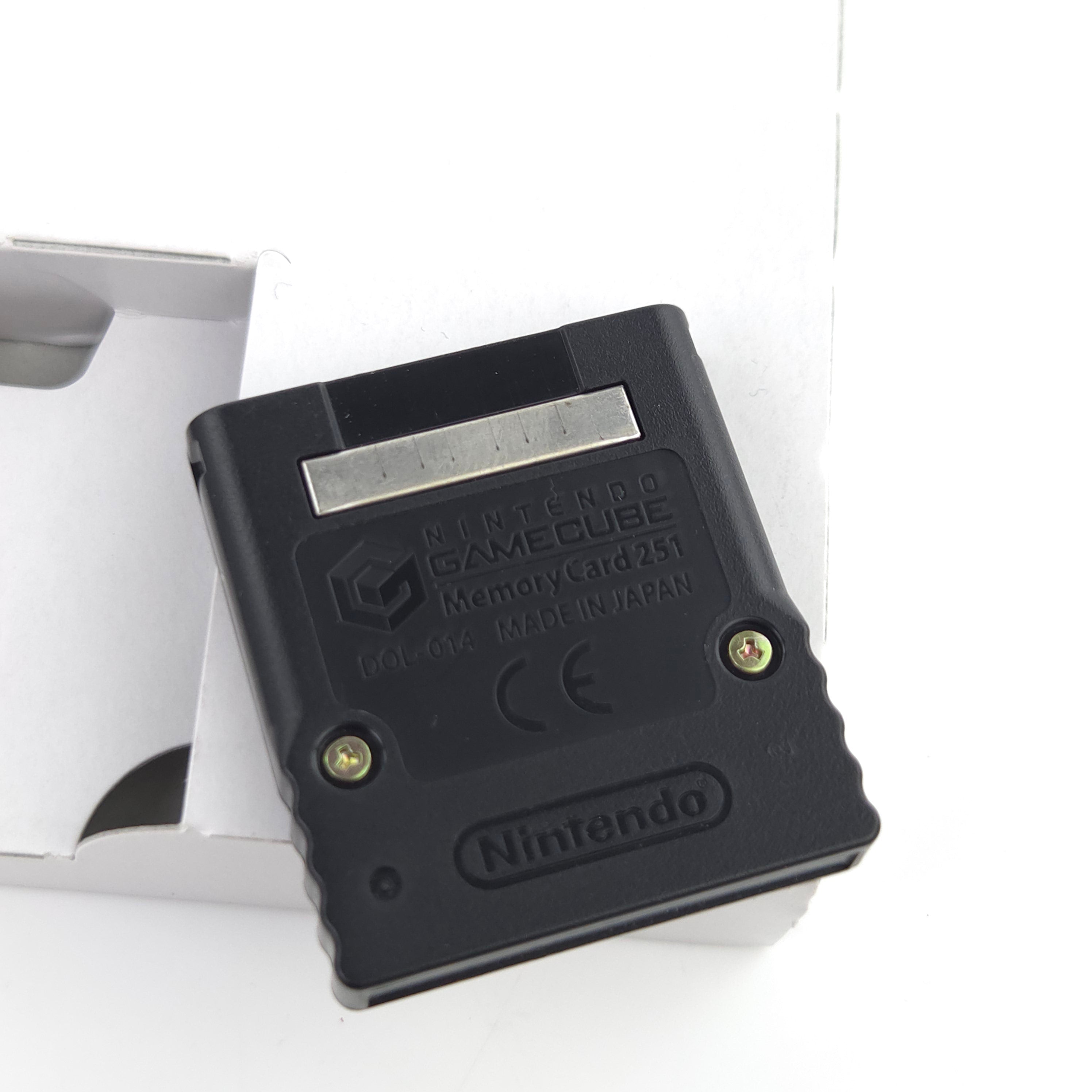 Nintendo Gamecube Zubehör – Memory Card 251 Blocks Schwarz OVP