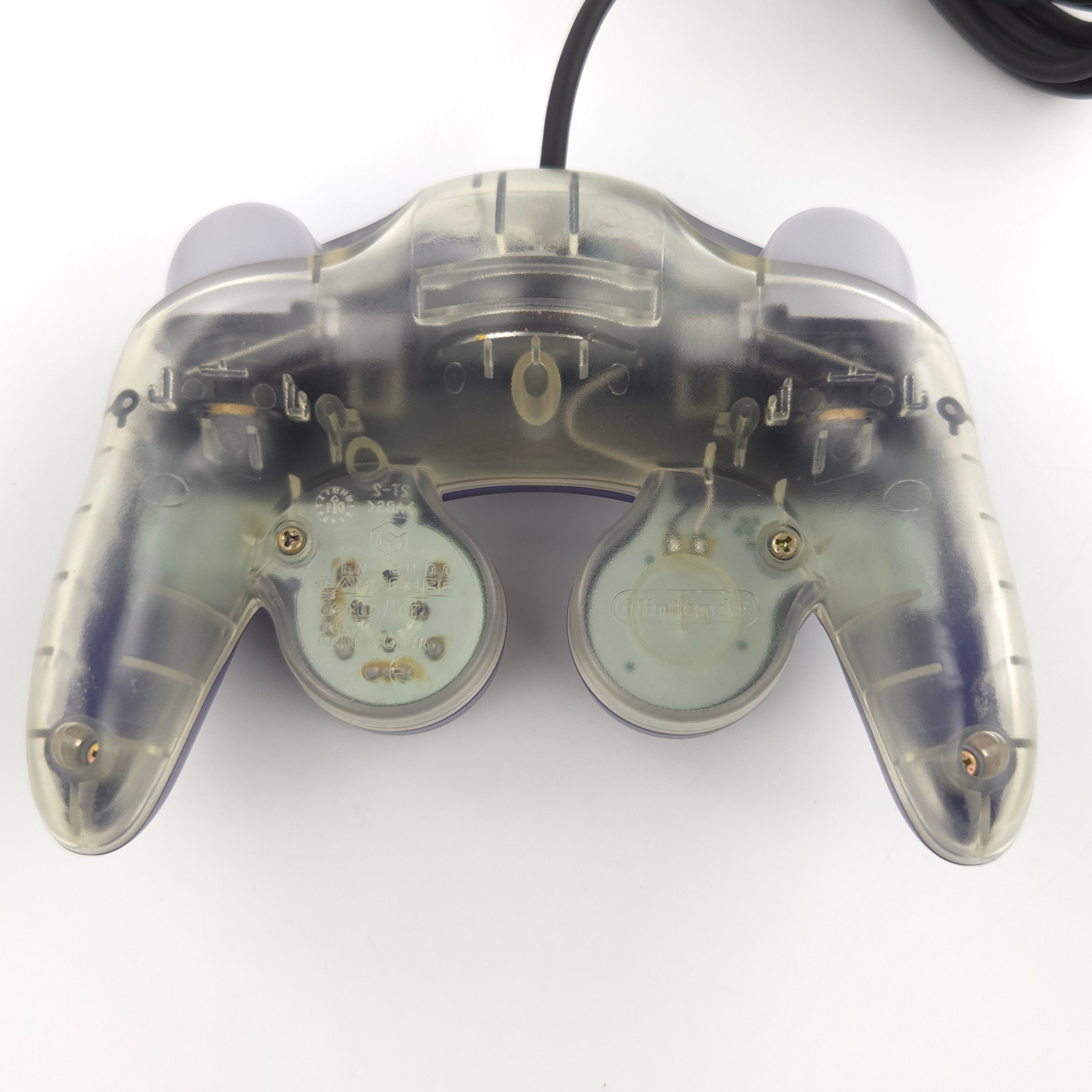 Nintendo Gamecube Original Controller Gamepad Halbtransparent