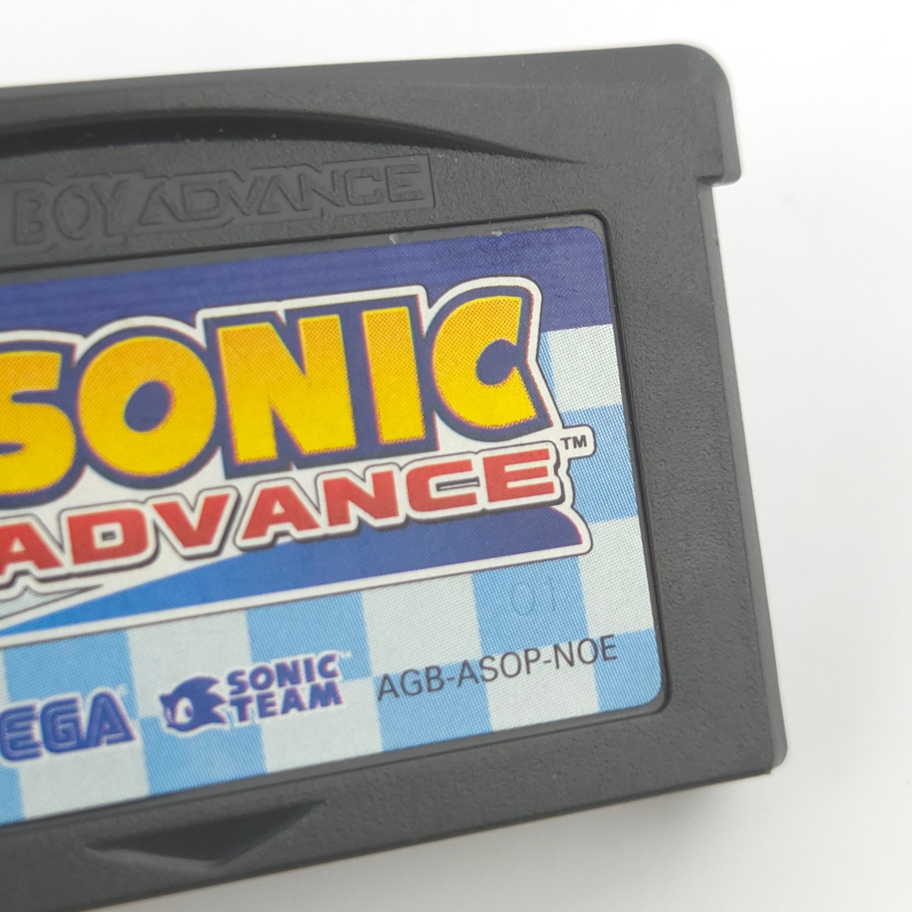 Game Boy Advance Spiel Sonic Advance PAL Modul Sega