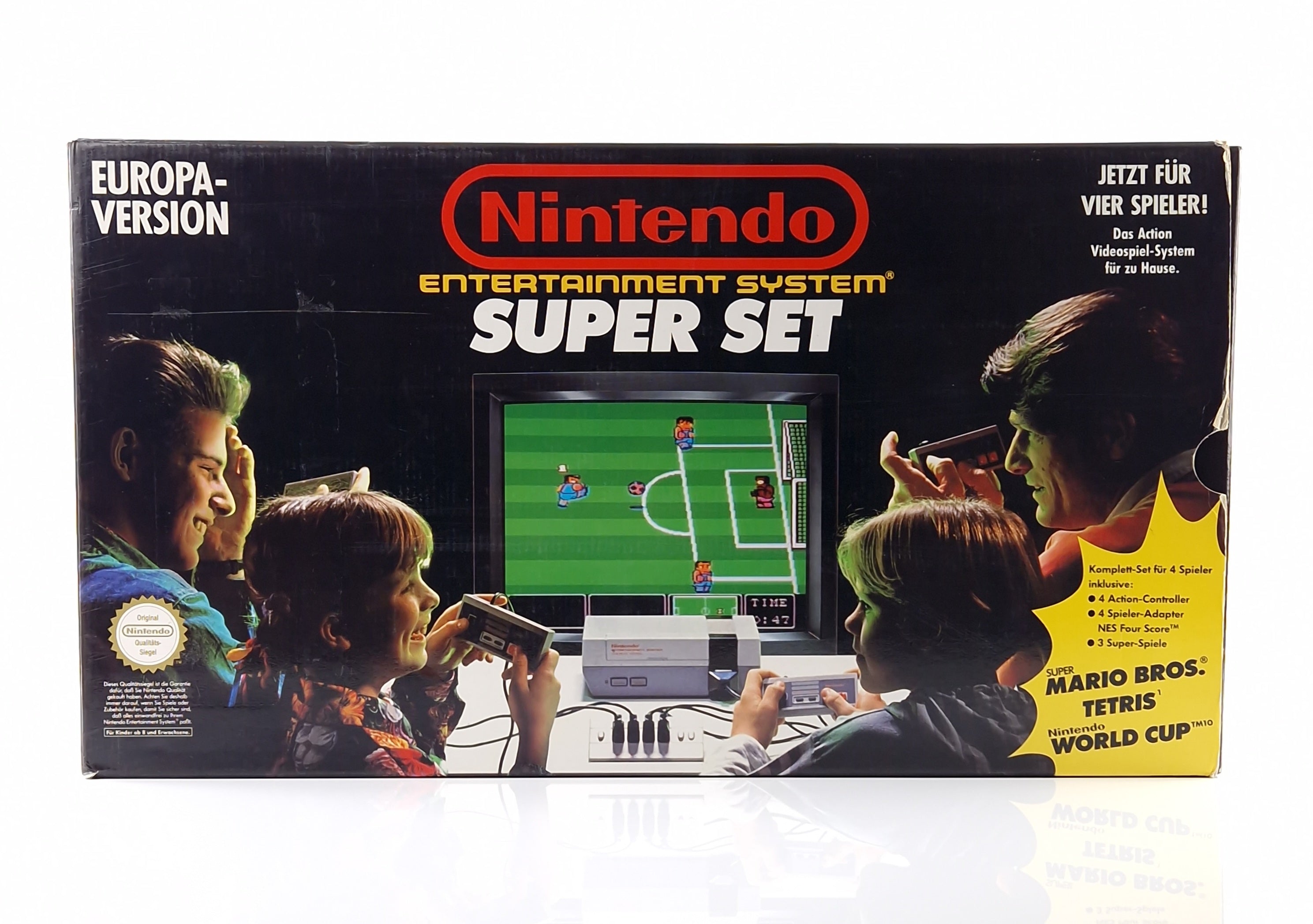 Nintendo NES Konsole Super Set 4 Players Bundle OVP PAL