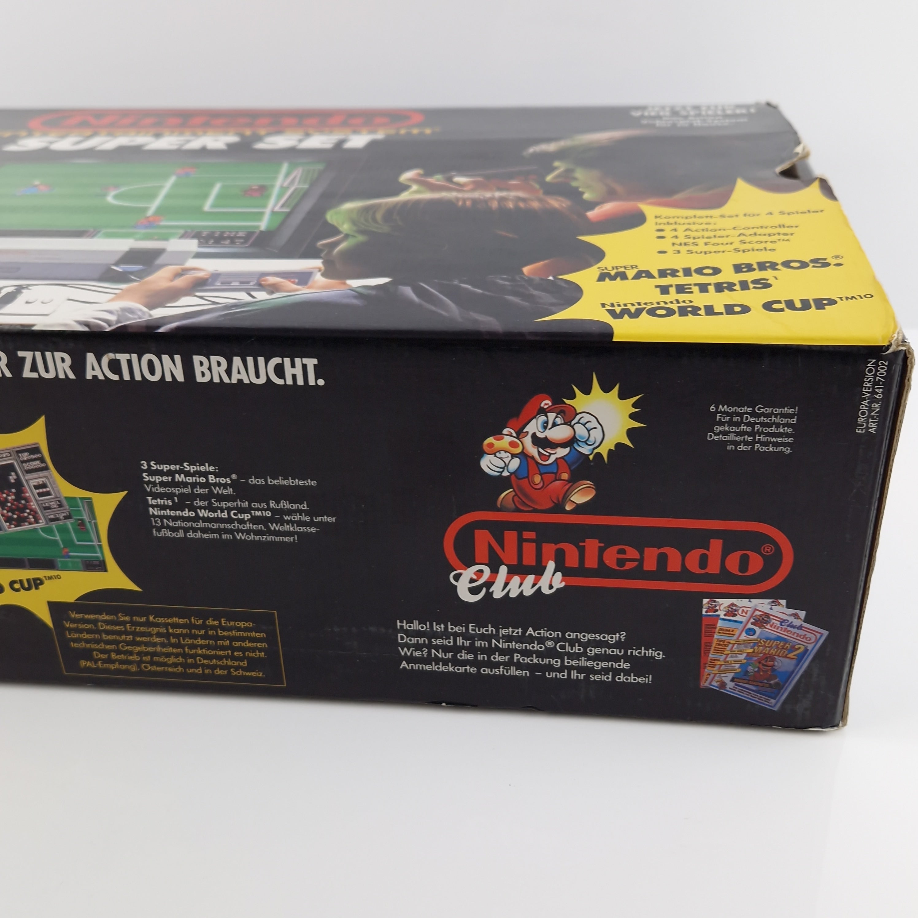 Nintendo NES Konsole Super Set 4 Players Bundle OVP PAL