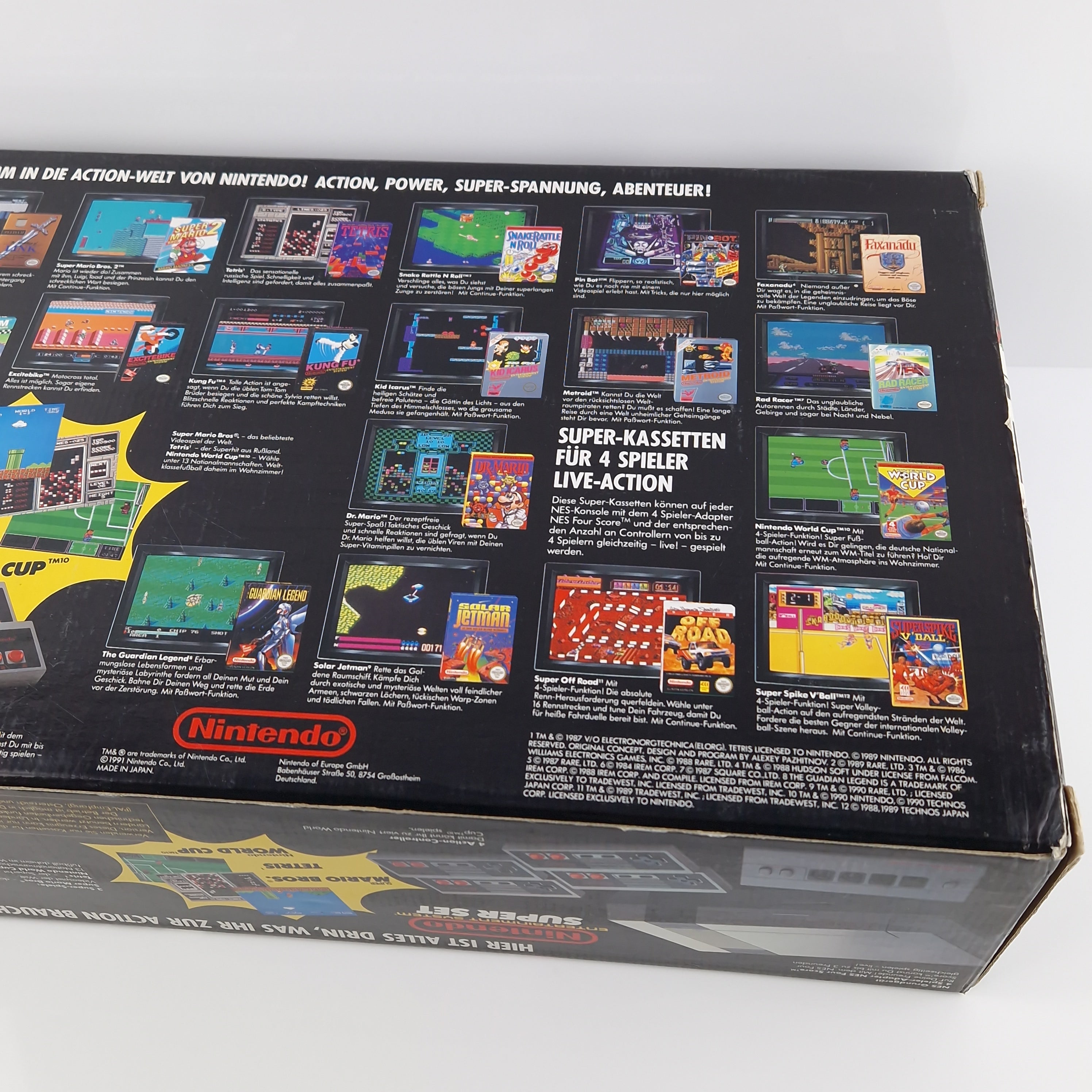 Nintendo NES Konsole Super Set 4 Players Bundle OVP PAL