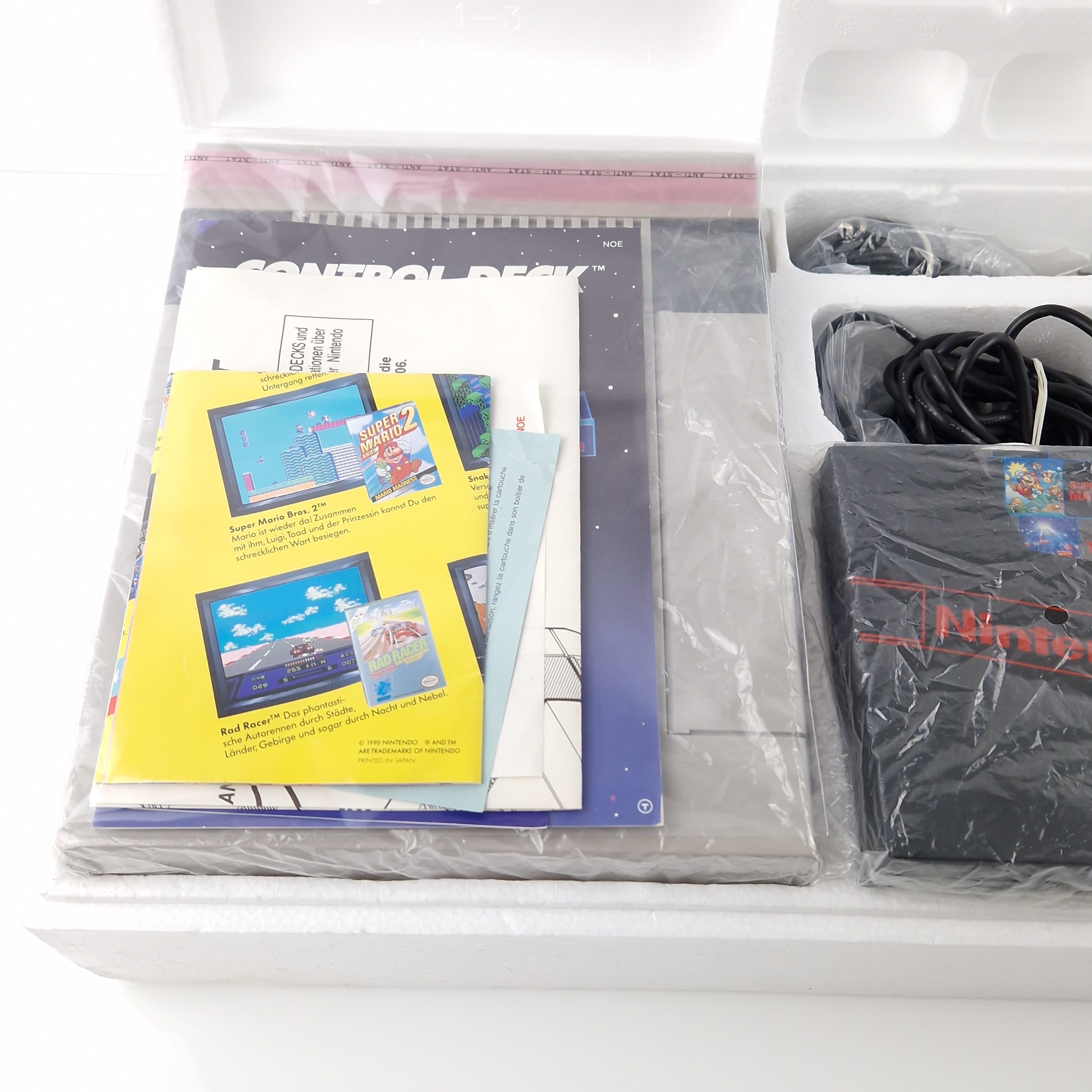 Nintendo NES Konsole Super Set 4 Players Bundle OVP PAL