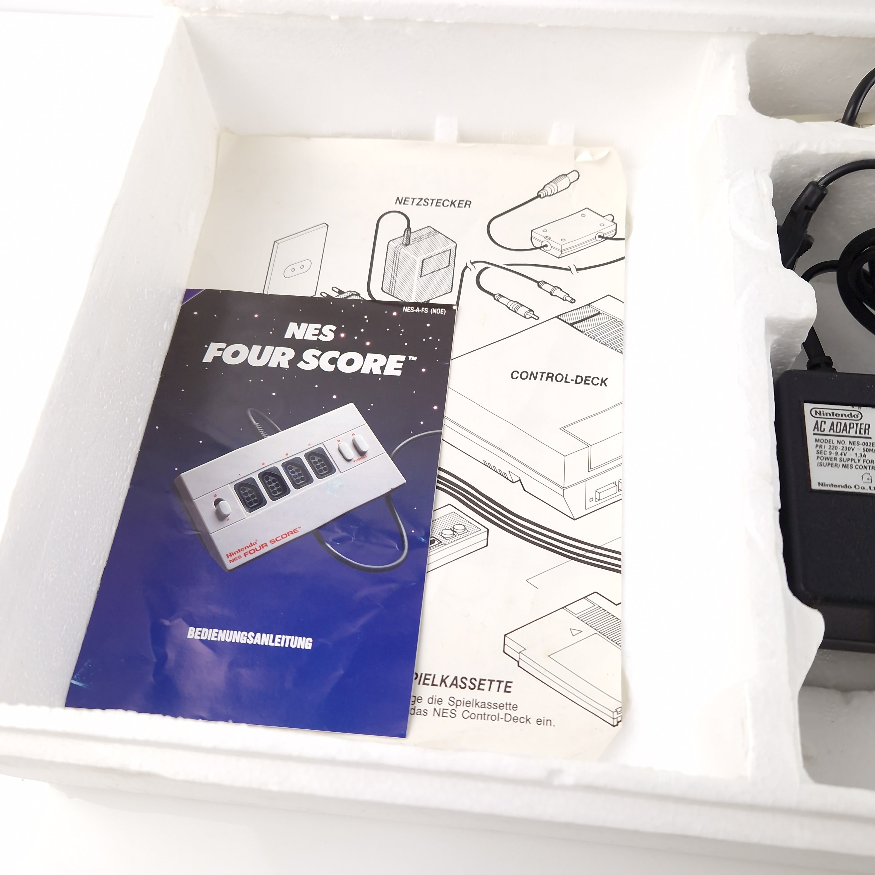 Nintendo NES Konsole Super Set 4 Player Bundle OVP PAL