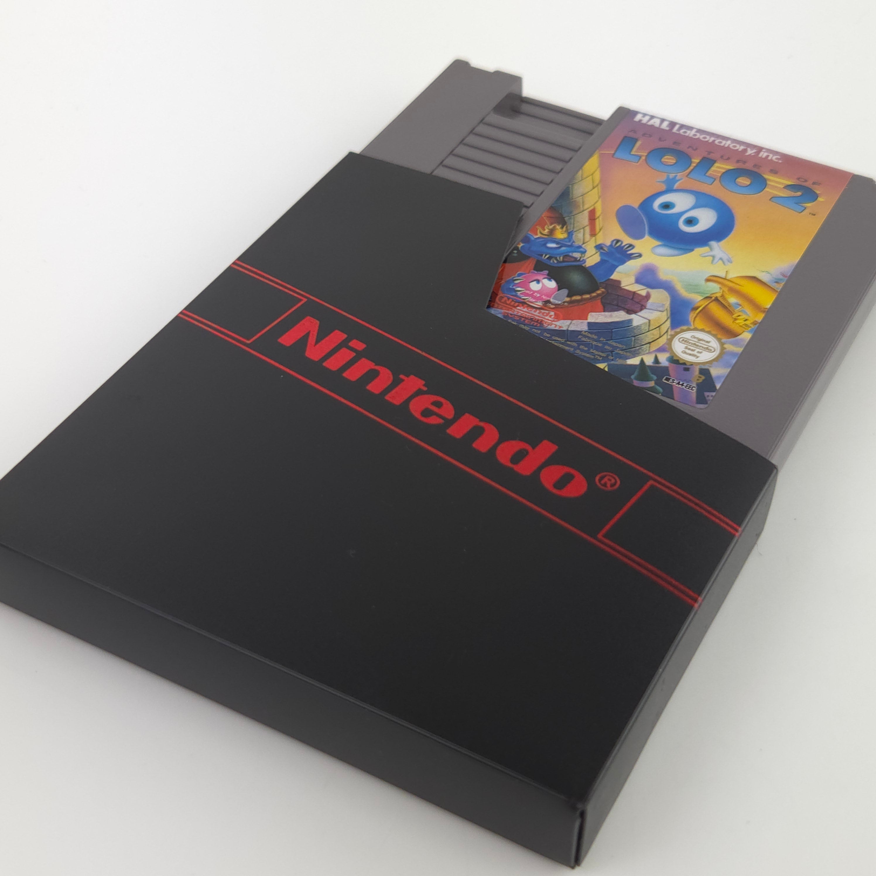 Nintendo NES Spiel: Adventures of LOLO 2 - Modul und Schuber (PAL-B EEC)