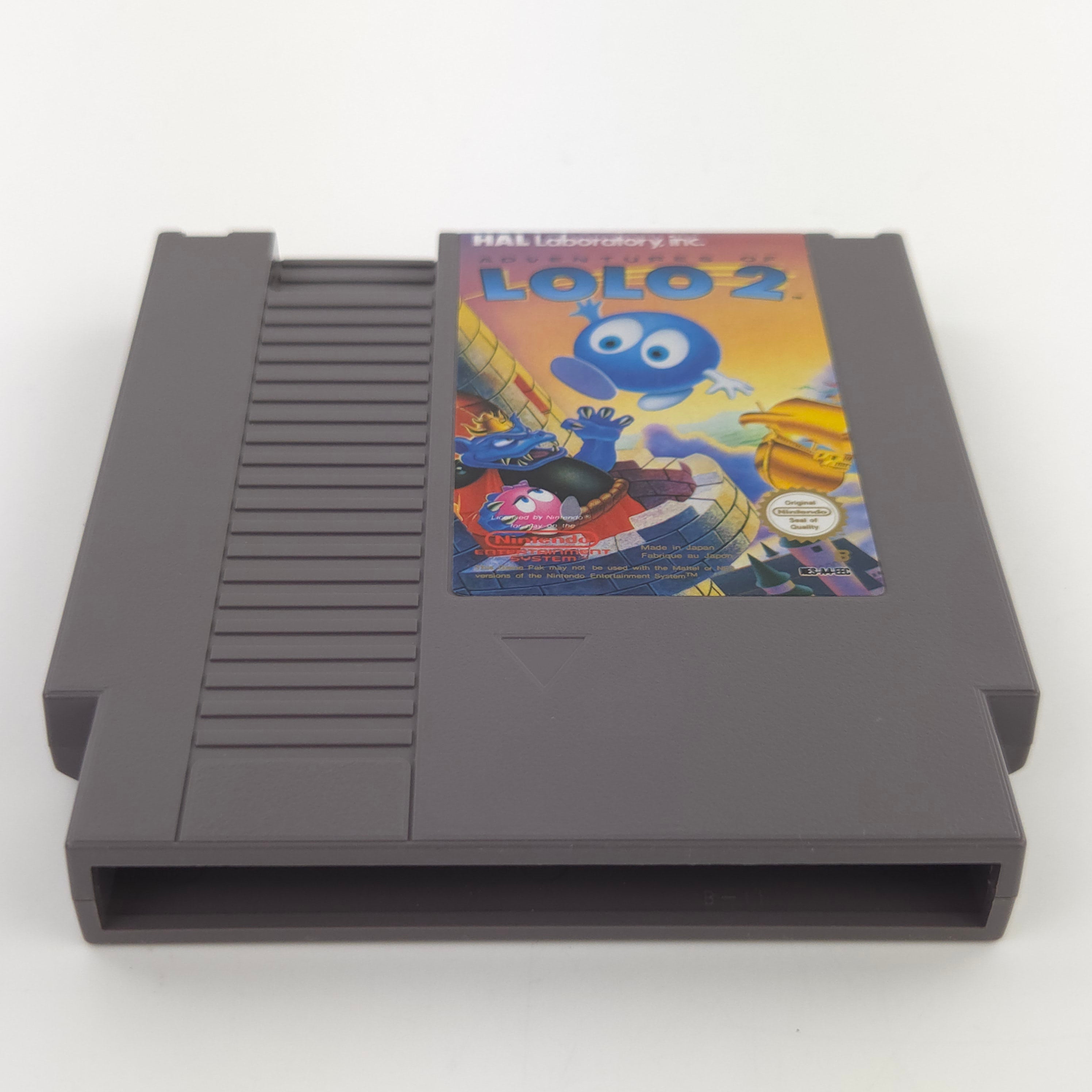 Nintendo NES Spiel: Adventures of LOLO 2 - Modul und Schuber (PAL-B EEC)