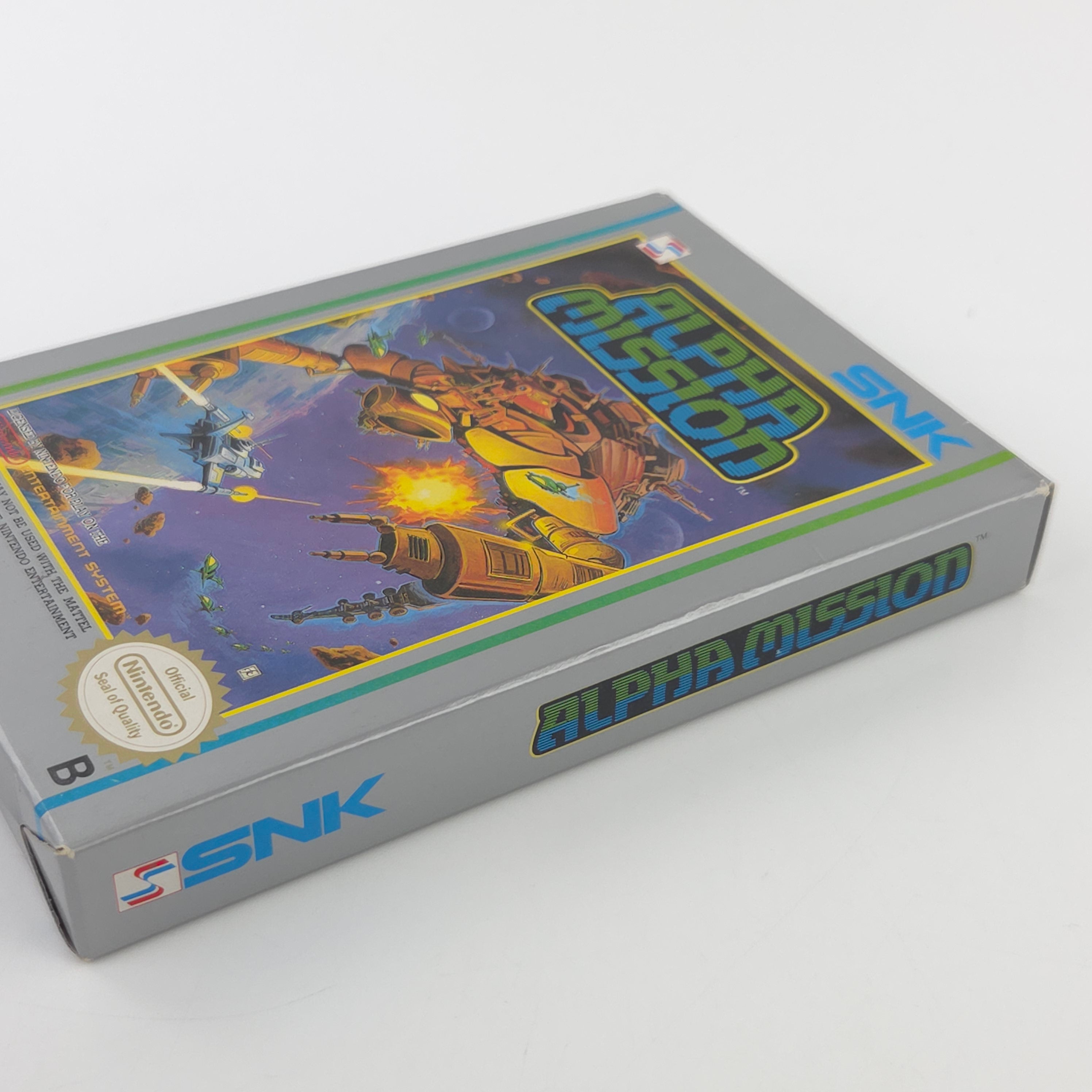 Nintendo NES Spiel – Alpha Mission (OVP CIB PAL)
