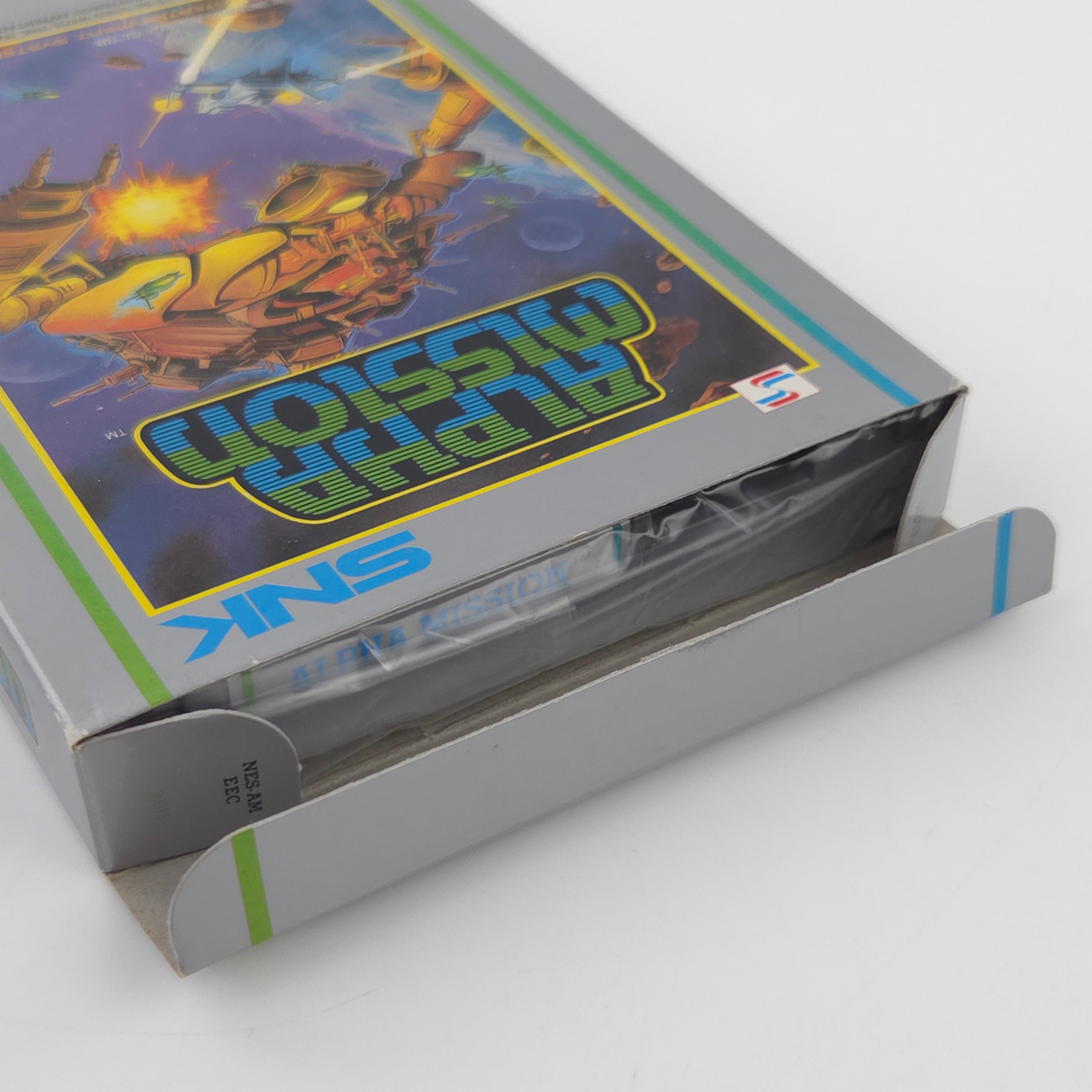 Nintendo NES Spiel – Alpha Mission (OVP CIB PAL)