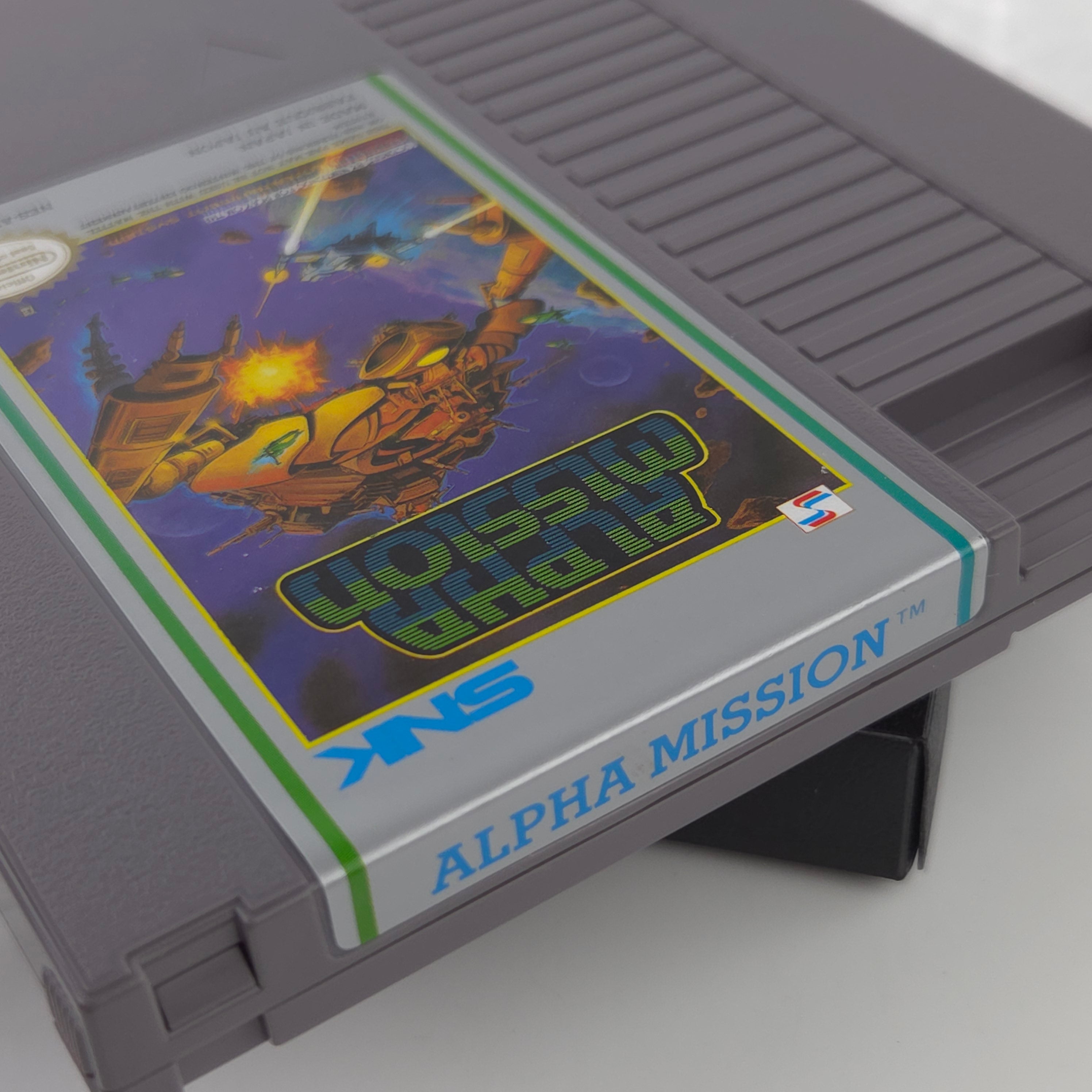 Nintendo NES Spiel – Alpha Mission (OVP CIB PAL)