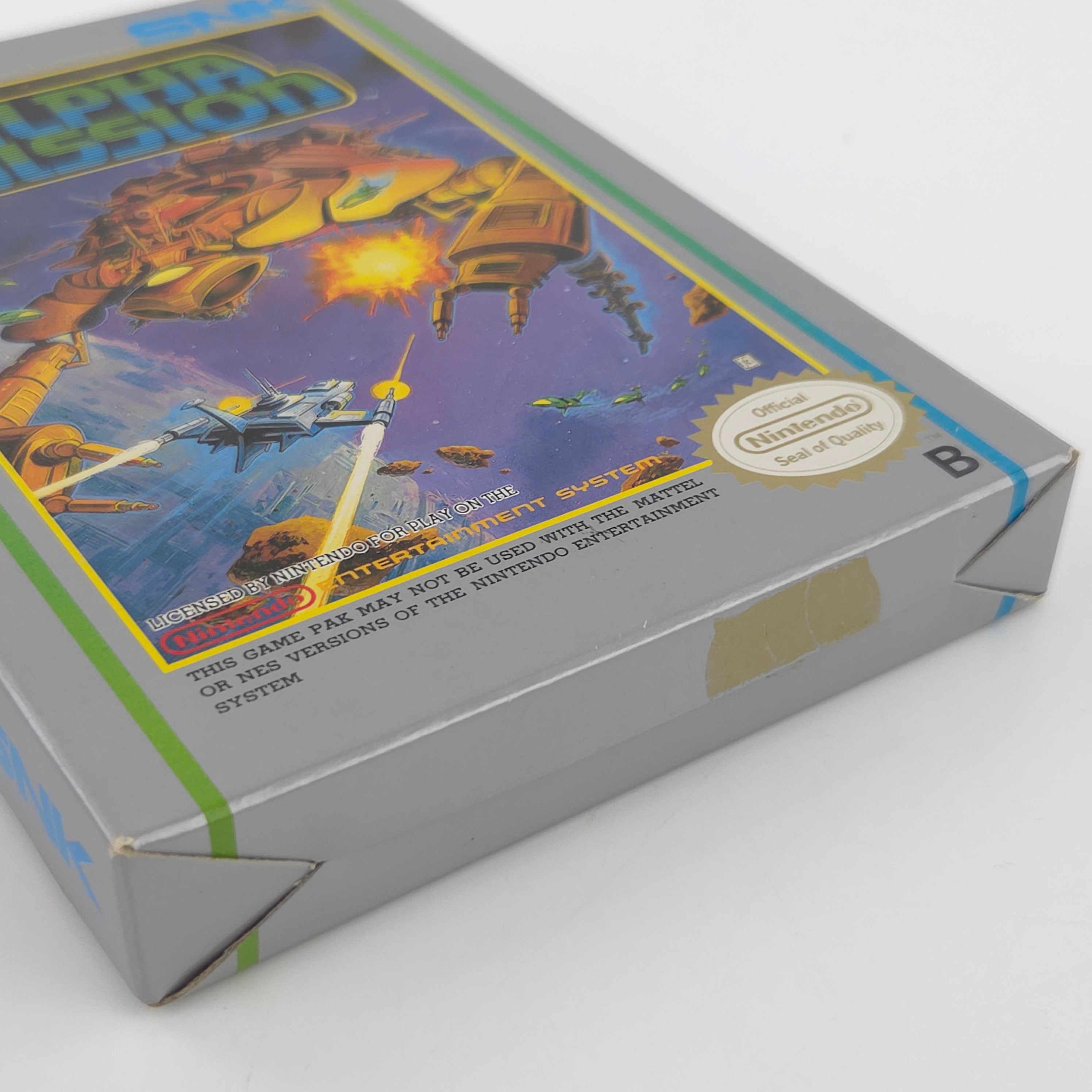 Nintendo NES Spiel – Alpha Mission (OVP CIB PAL)