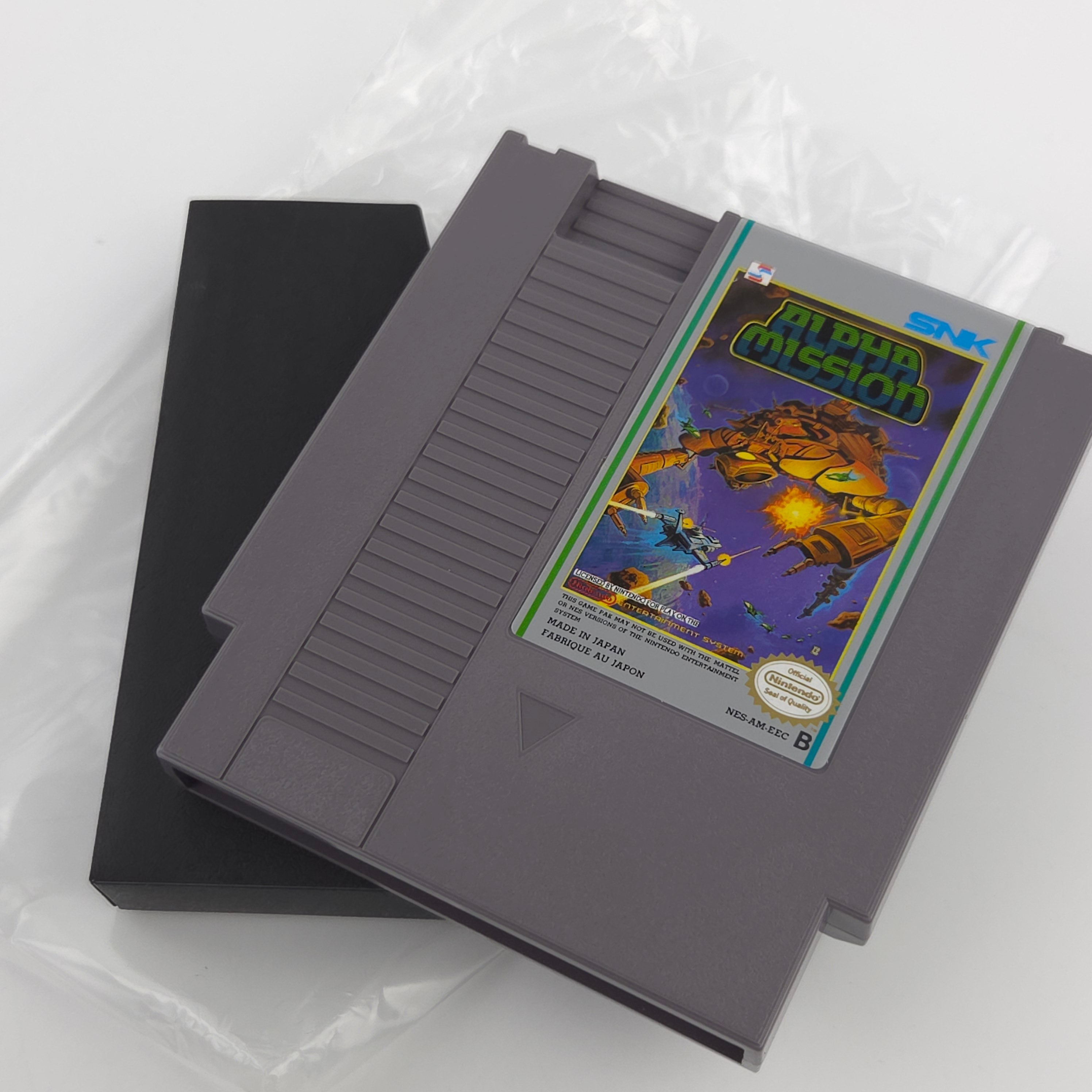 Nintendo NES Spiel – Alpha Mission (OVP CIB PAL)