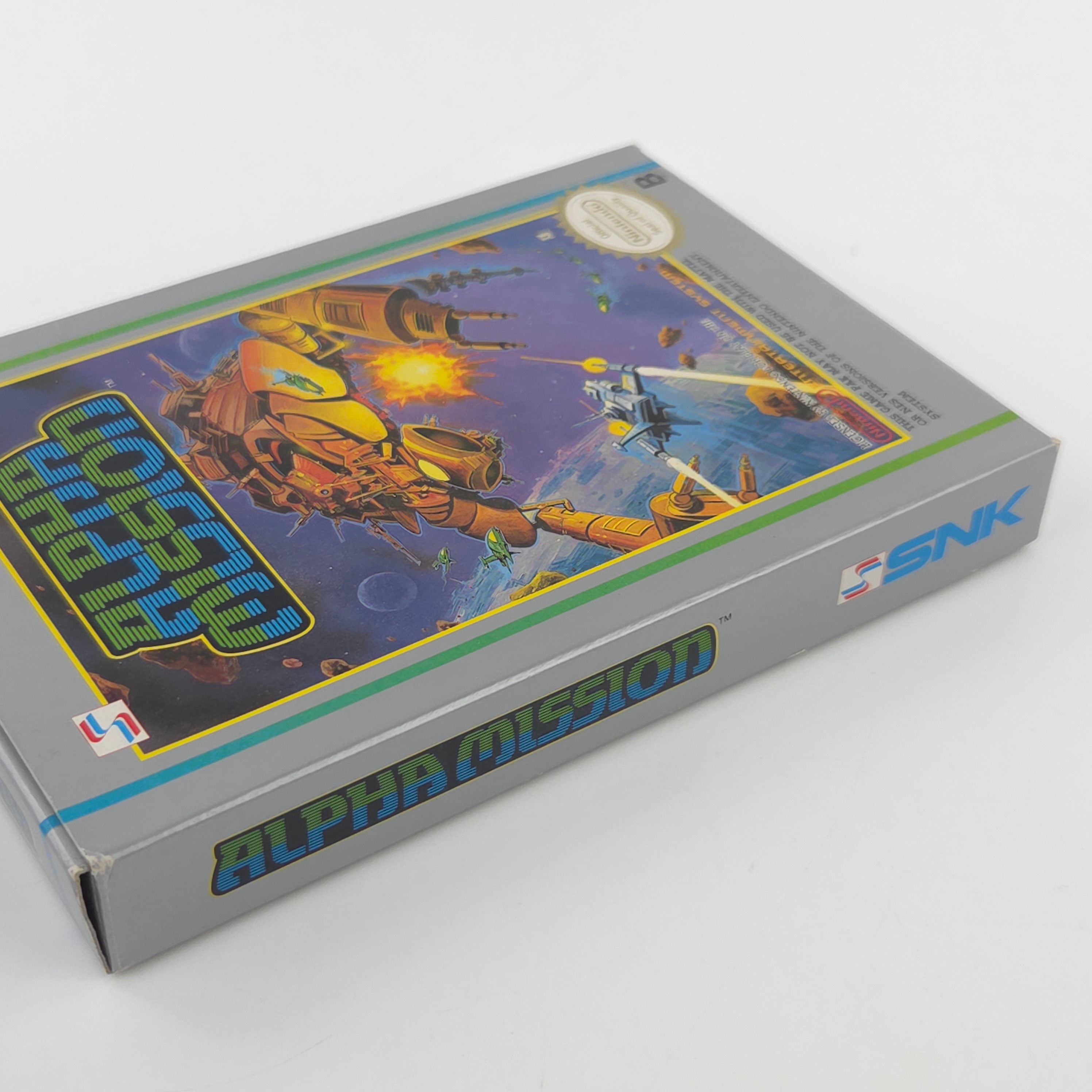 Nintendo NES Spiel – Alpha Mission (OVP CIB PAL)