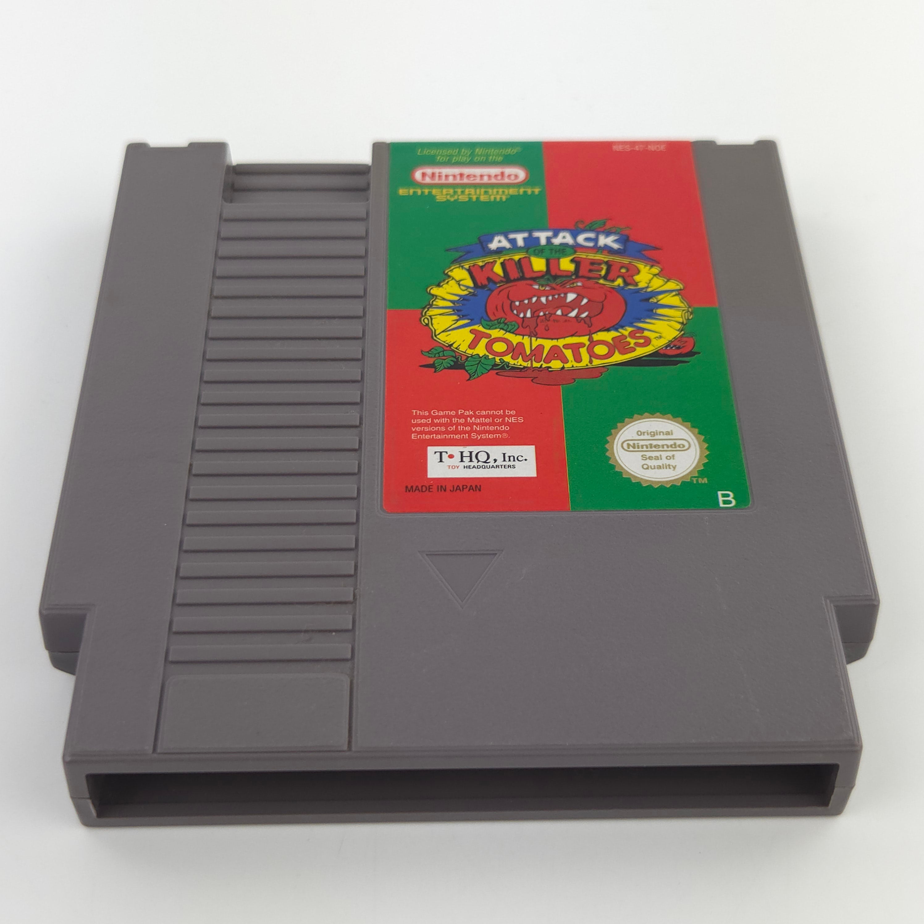 Nintendo NES Spiel Attack of the Killer Tomatoes PAL NOE