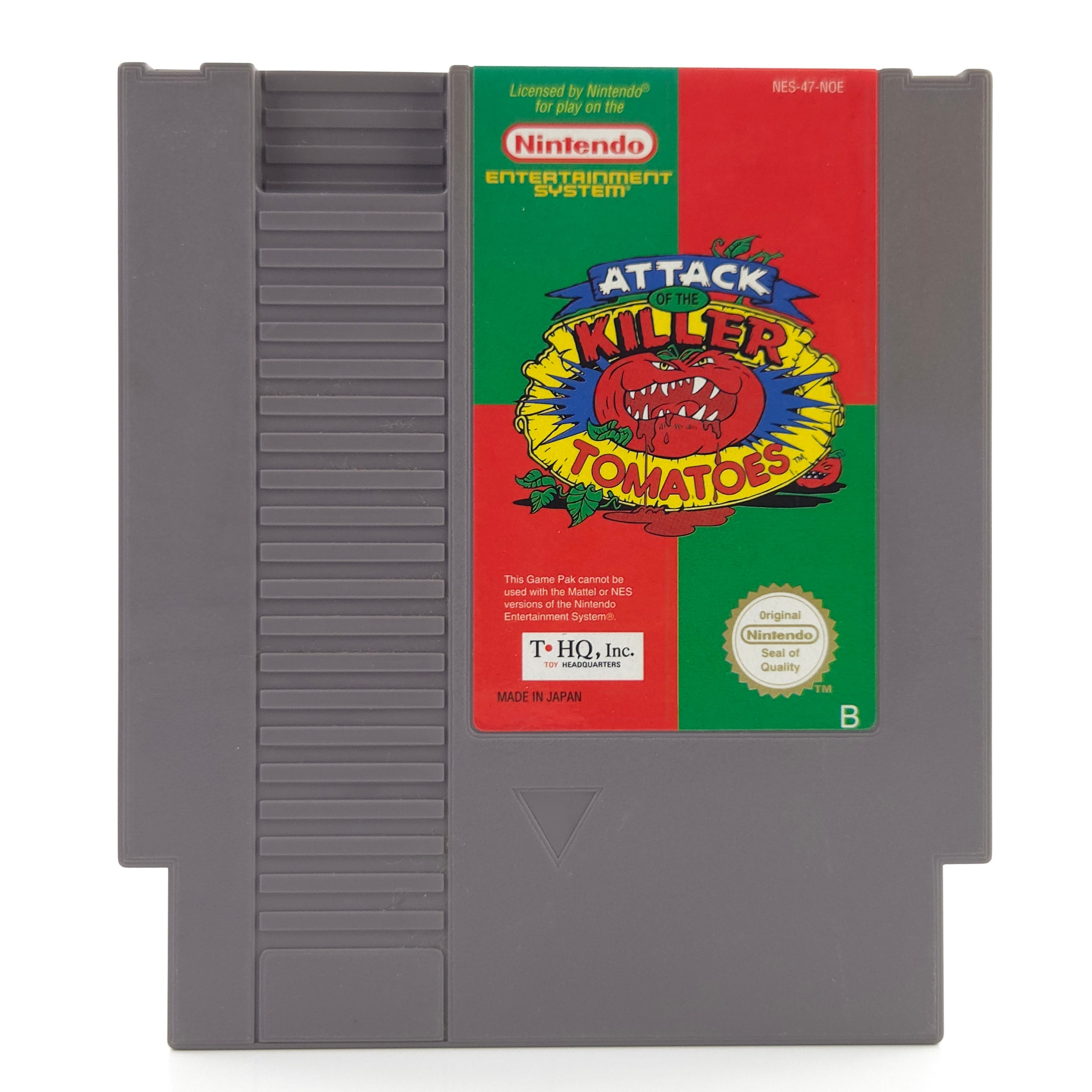 Nintendo NES Spiel Attack of the Killer Tomatoes PAL NOE