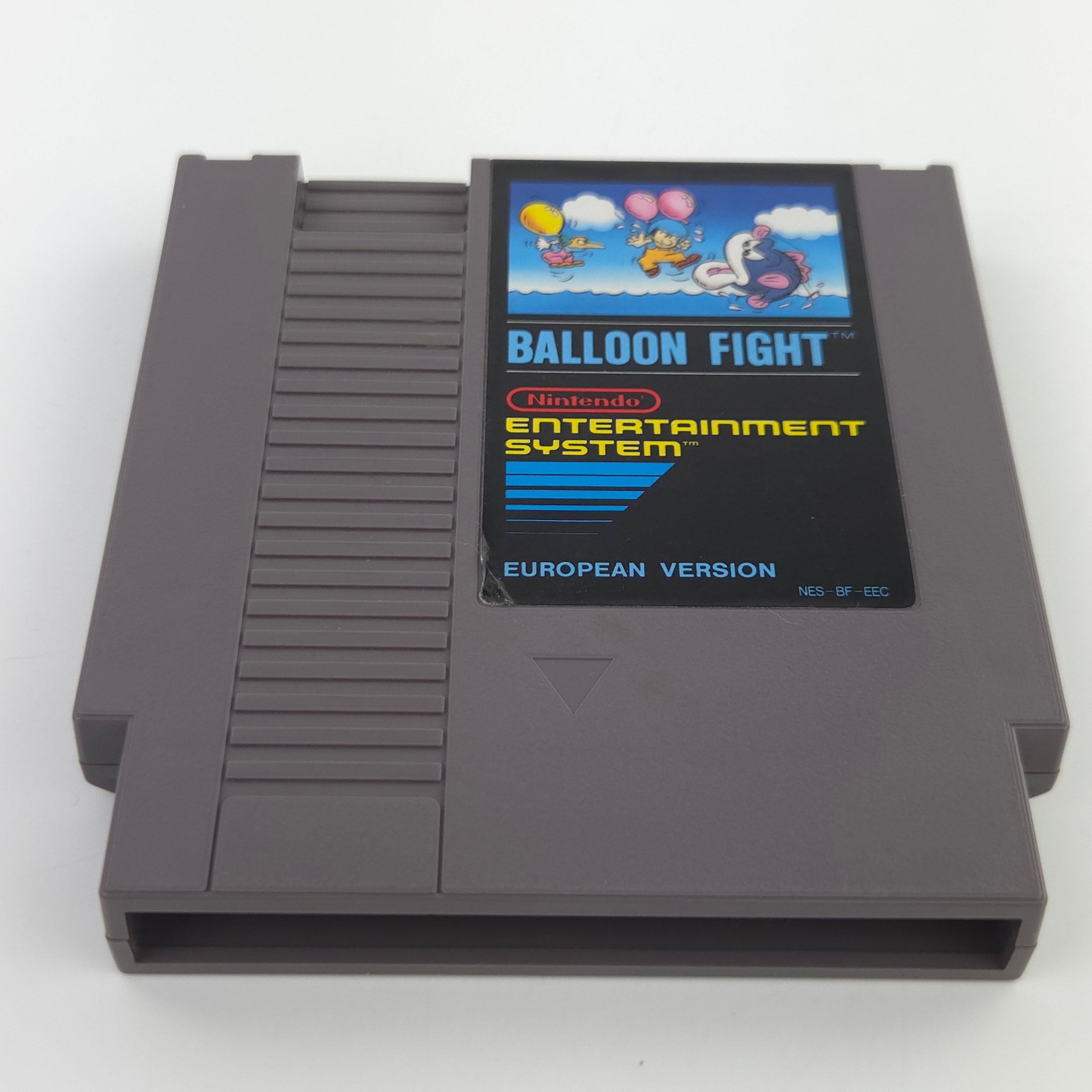 Nintendo NES Spiel Balloon Fight Modul Schutzhülle PAL