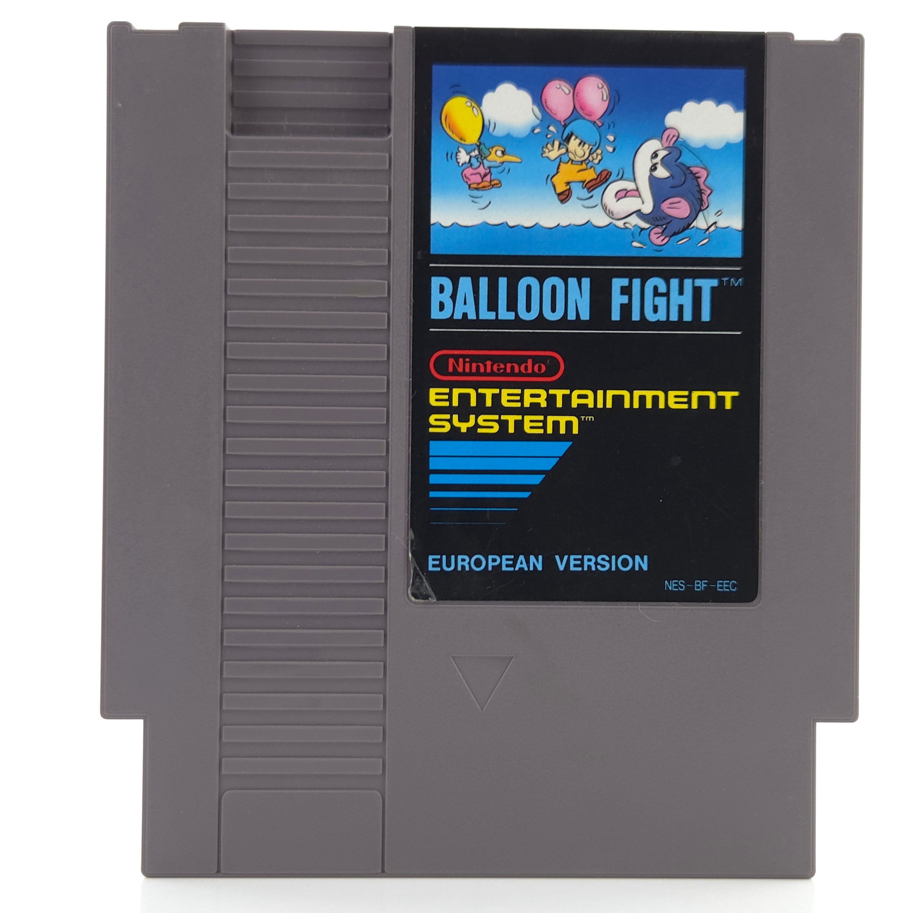 Nintendo NES Spiel Balloon Fight Modul Schutzhülle PAL