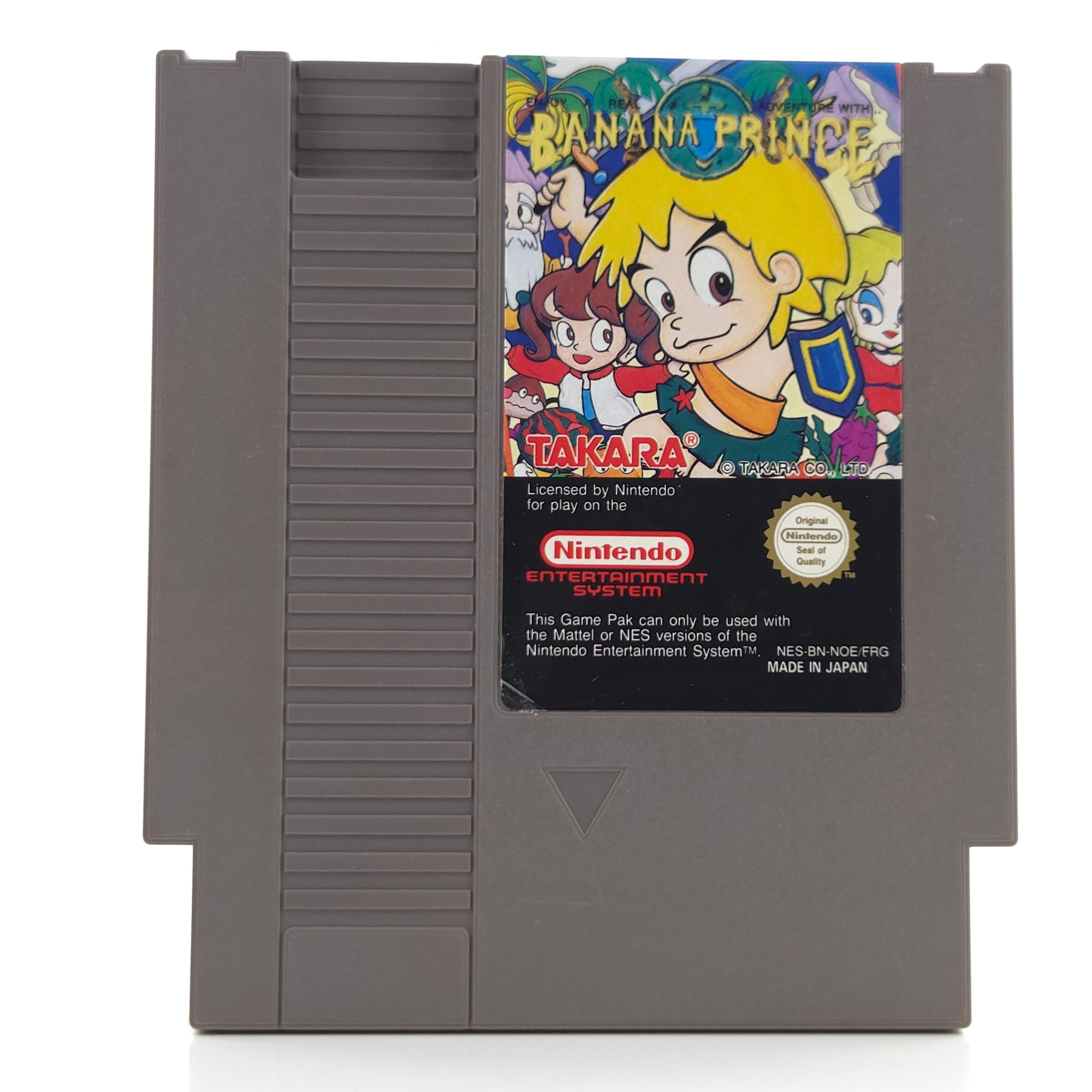 Nintendo NES Spiel Banana Prince Modul Schutzhülle NOE