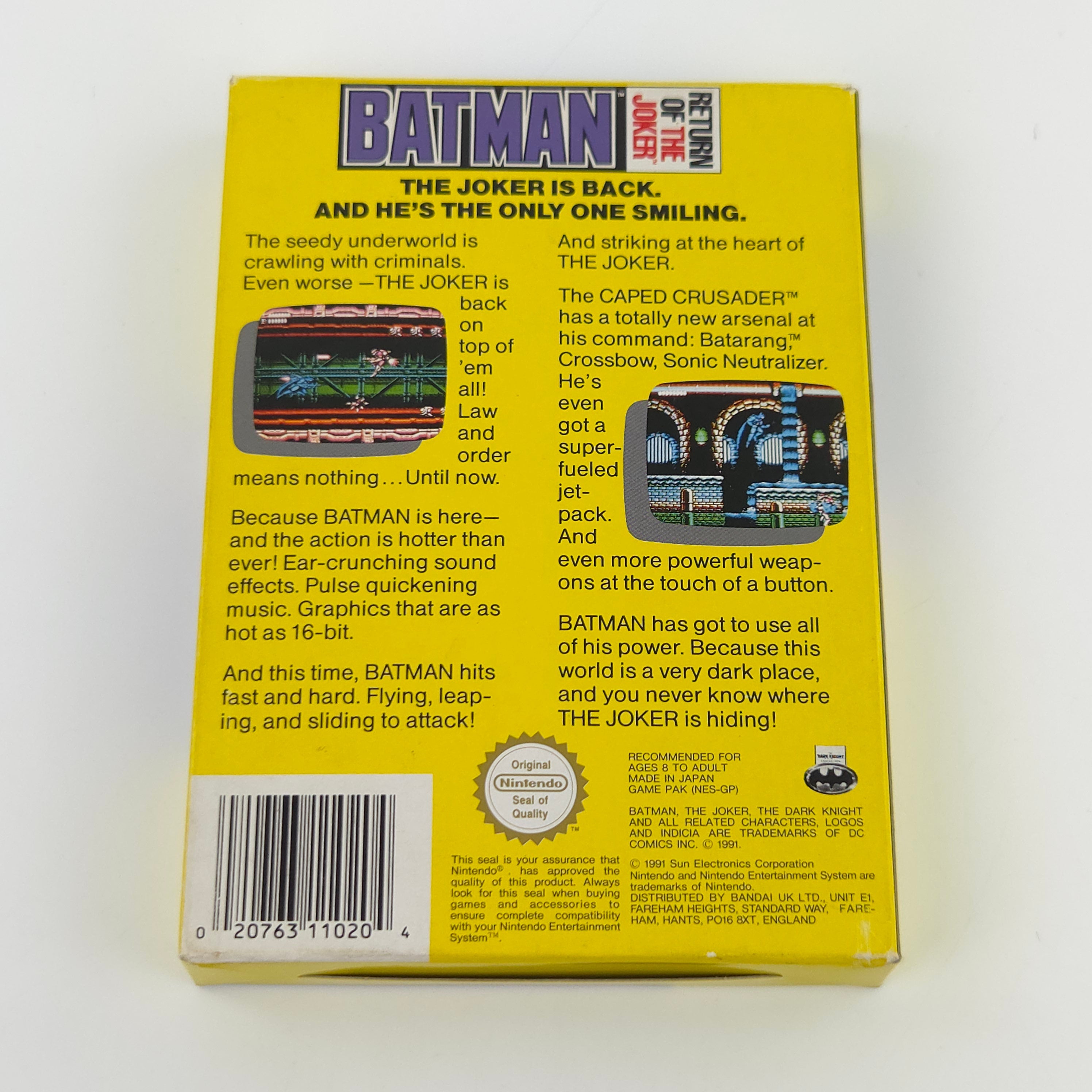 Nintendo NES Spiel – Batman Return of the Joker (OVP)