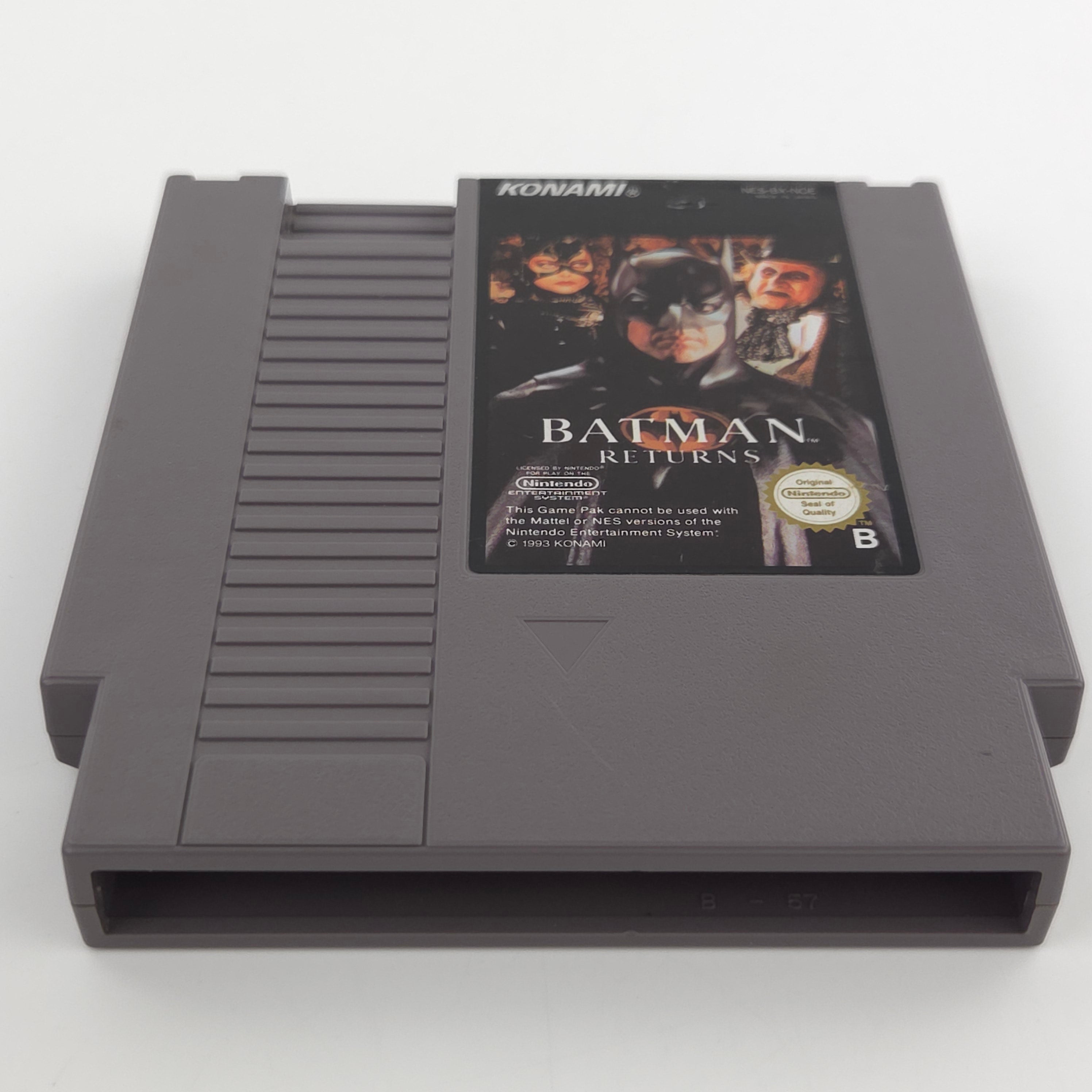Nintendo NES Spiel Batman Returns Modul Schutzhülle NOE