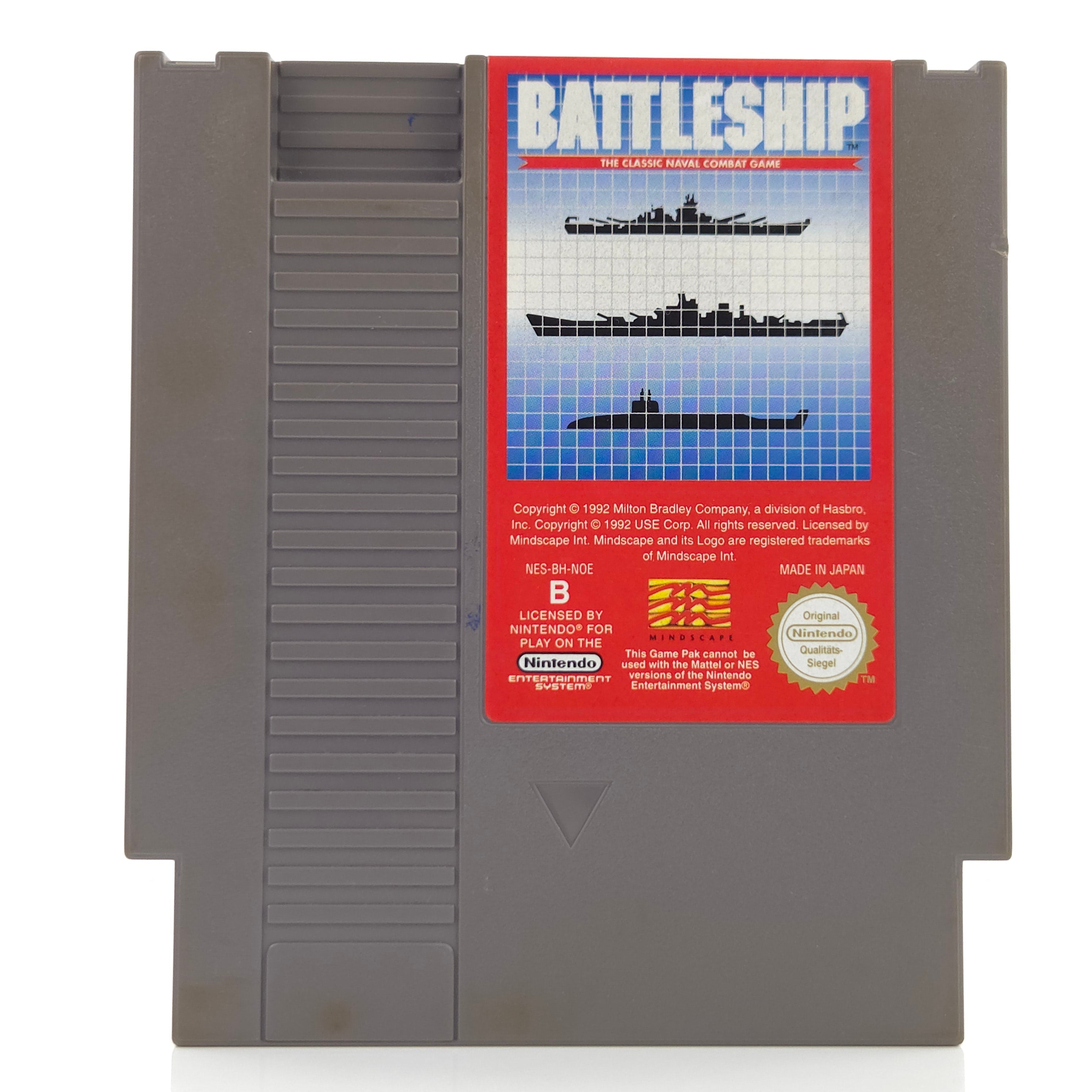 NES Spiel Battleship Classic Naval Combat Modul PAL NOE