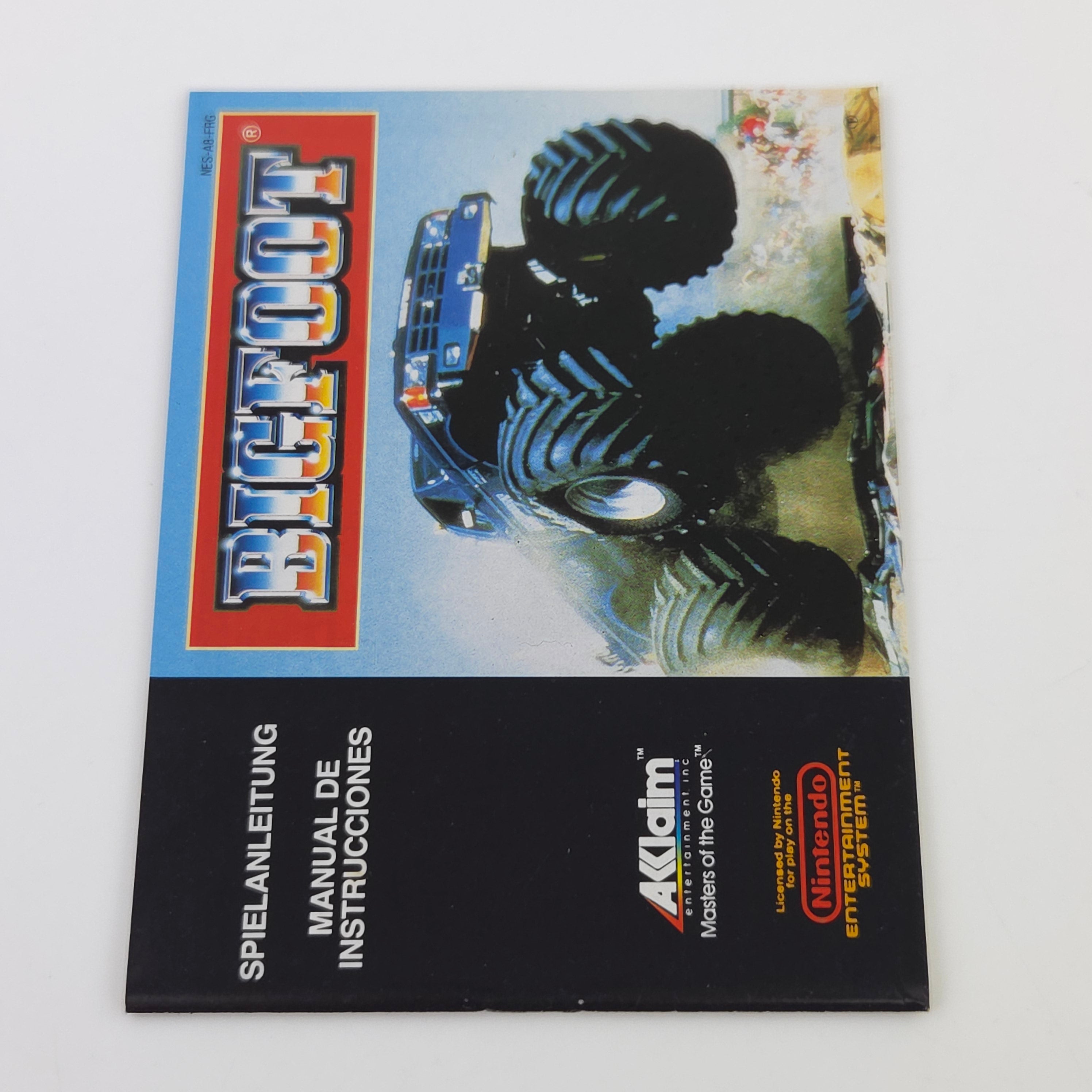 Nintendo NES Spiel – Bigfoot (OVP CIB PAL-B)