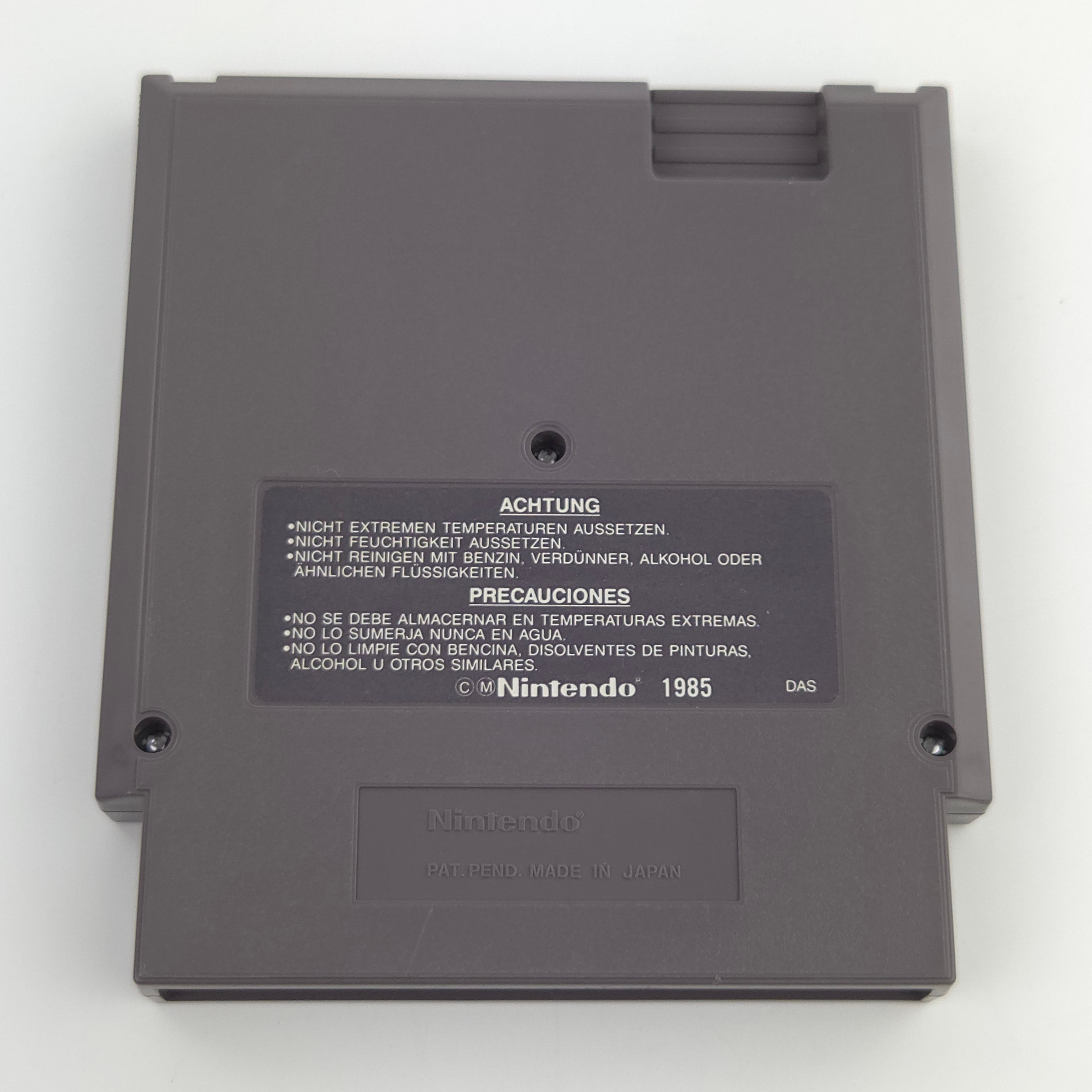 Nintendo NES Spiel Boulder Dash Modul Schutzhülle PAL