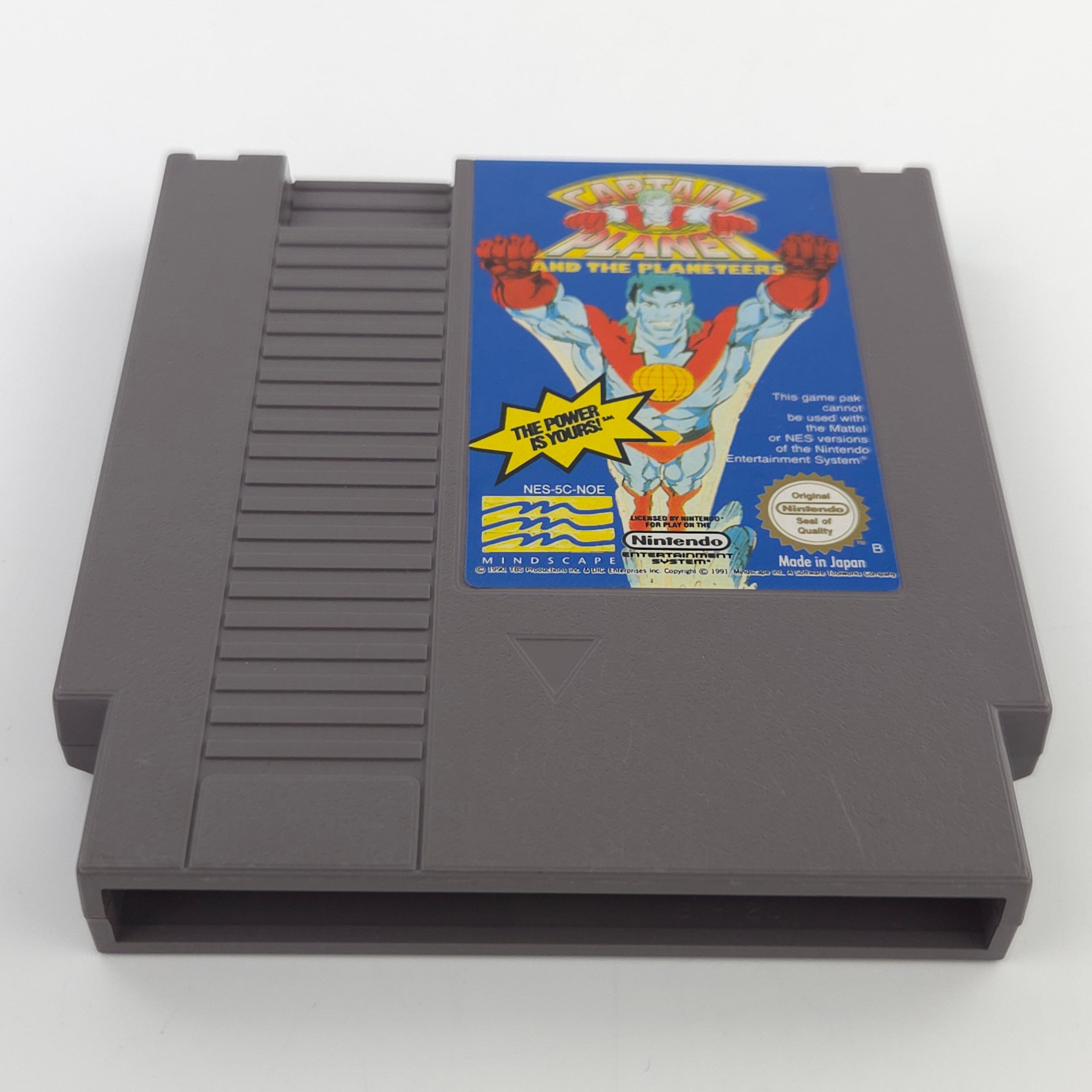 Nintendo NES Spiel Captain Planet Planeteers Modul PAL NOE