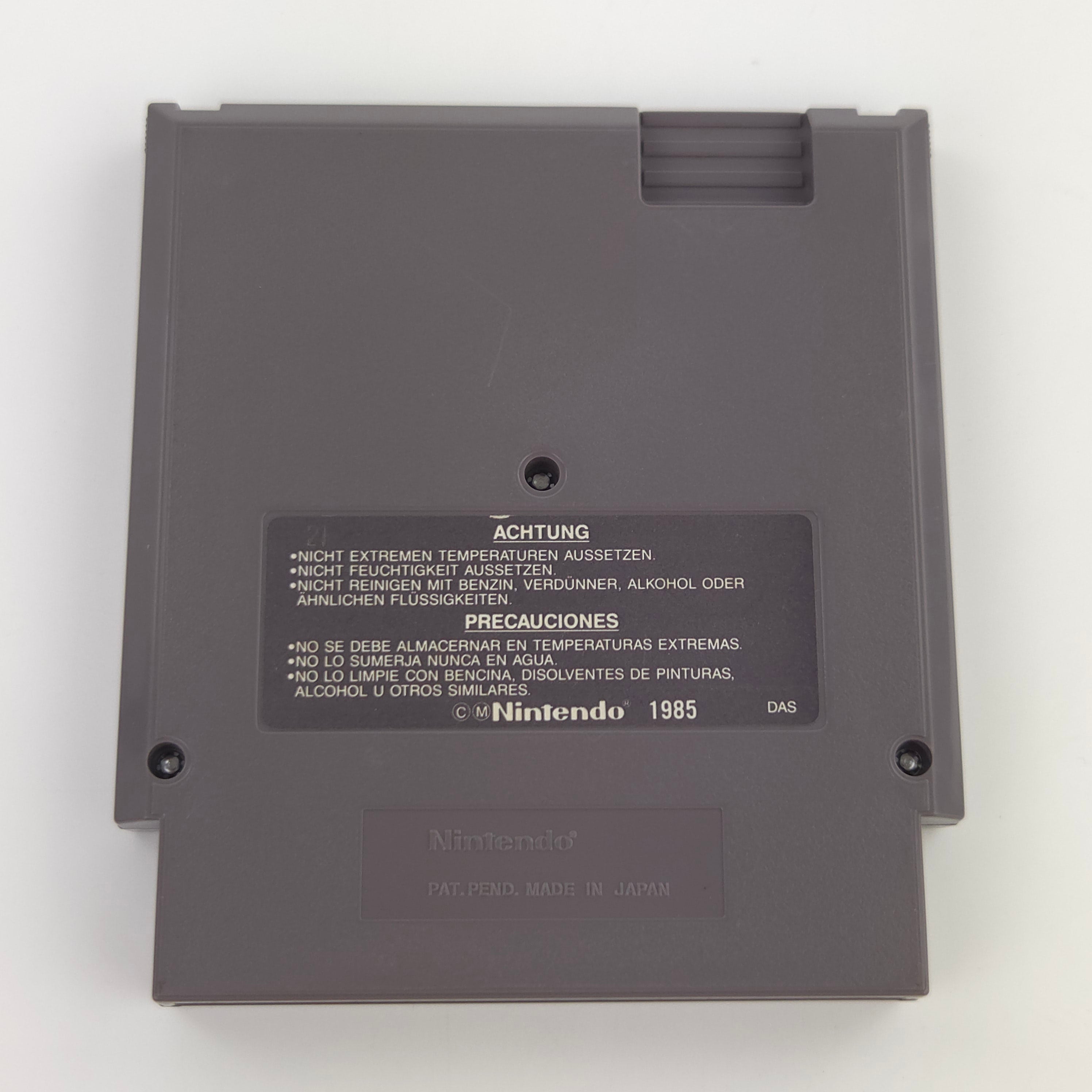 Nintendo NES Spiel Captain Planet Planeteers Modul Schuber