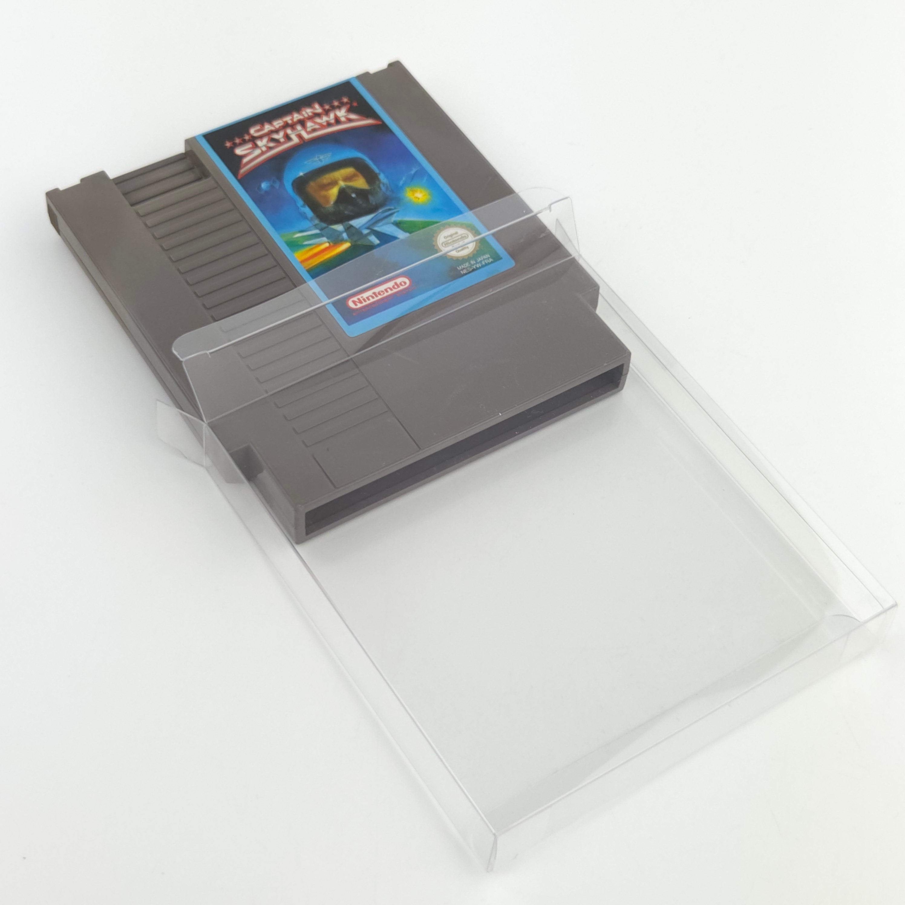 NES Spiel Captain Skyhawk Modul Schutzhülle PAL FRA