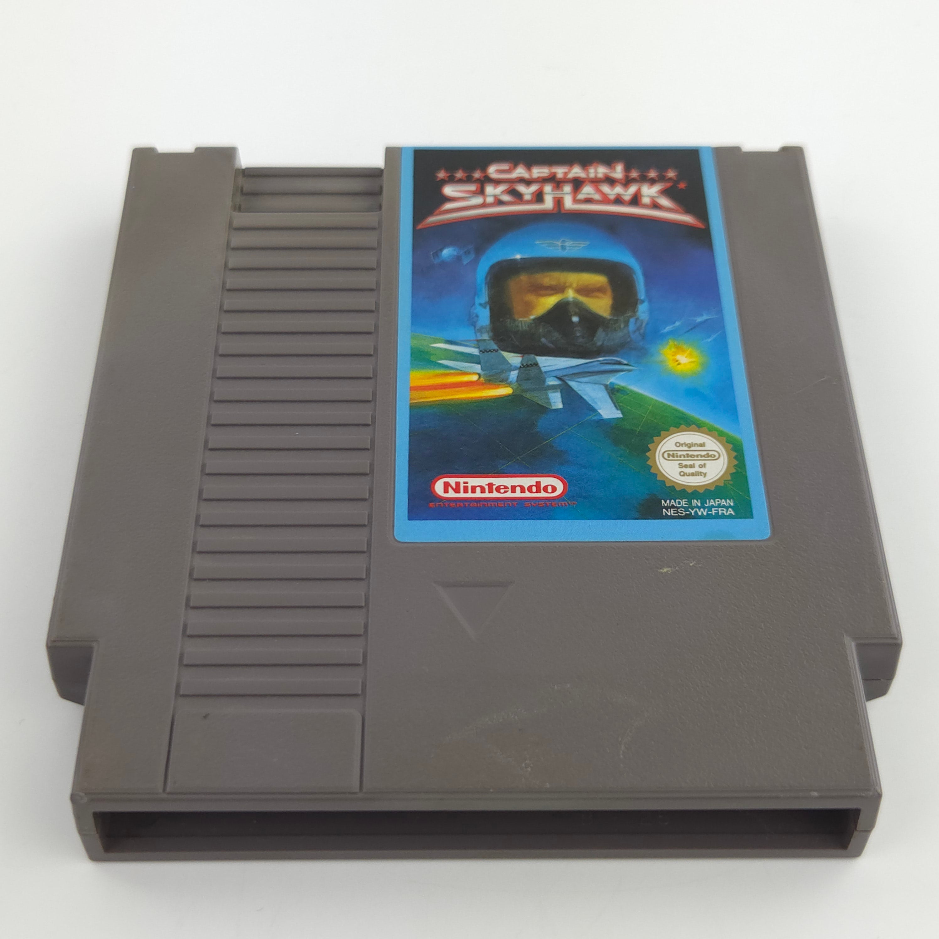NES Spiel Captain Skyhawk Modul Schutzhülle PAL FRA