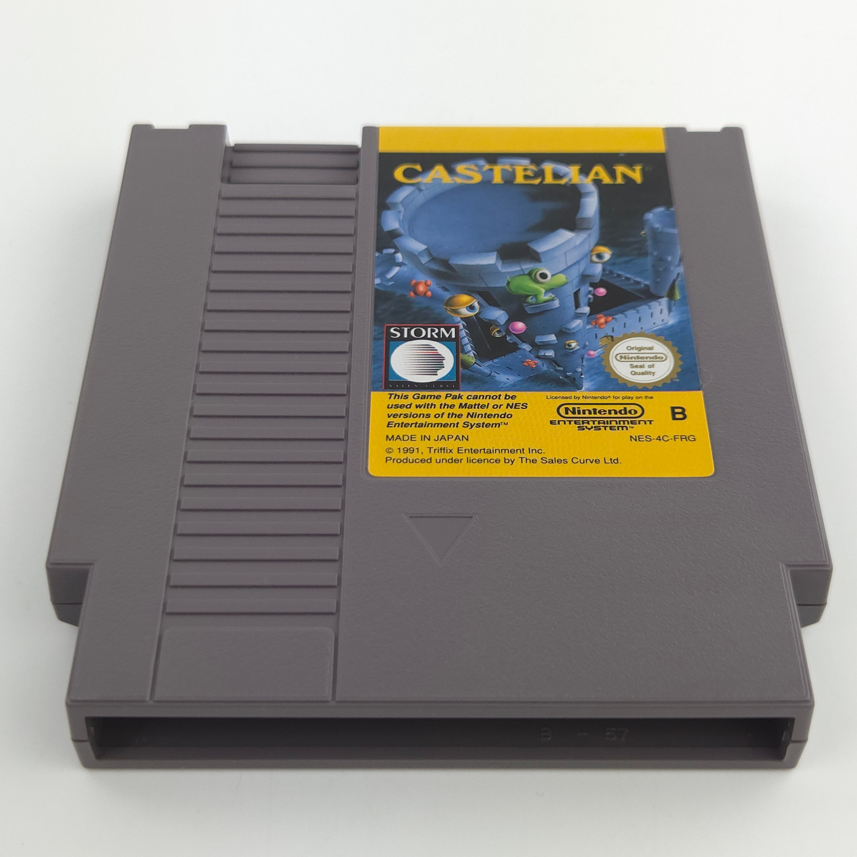 NES Spiel Castelian Modul mit Schutzhülle PAL FRG