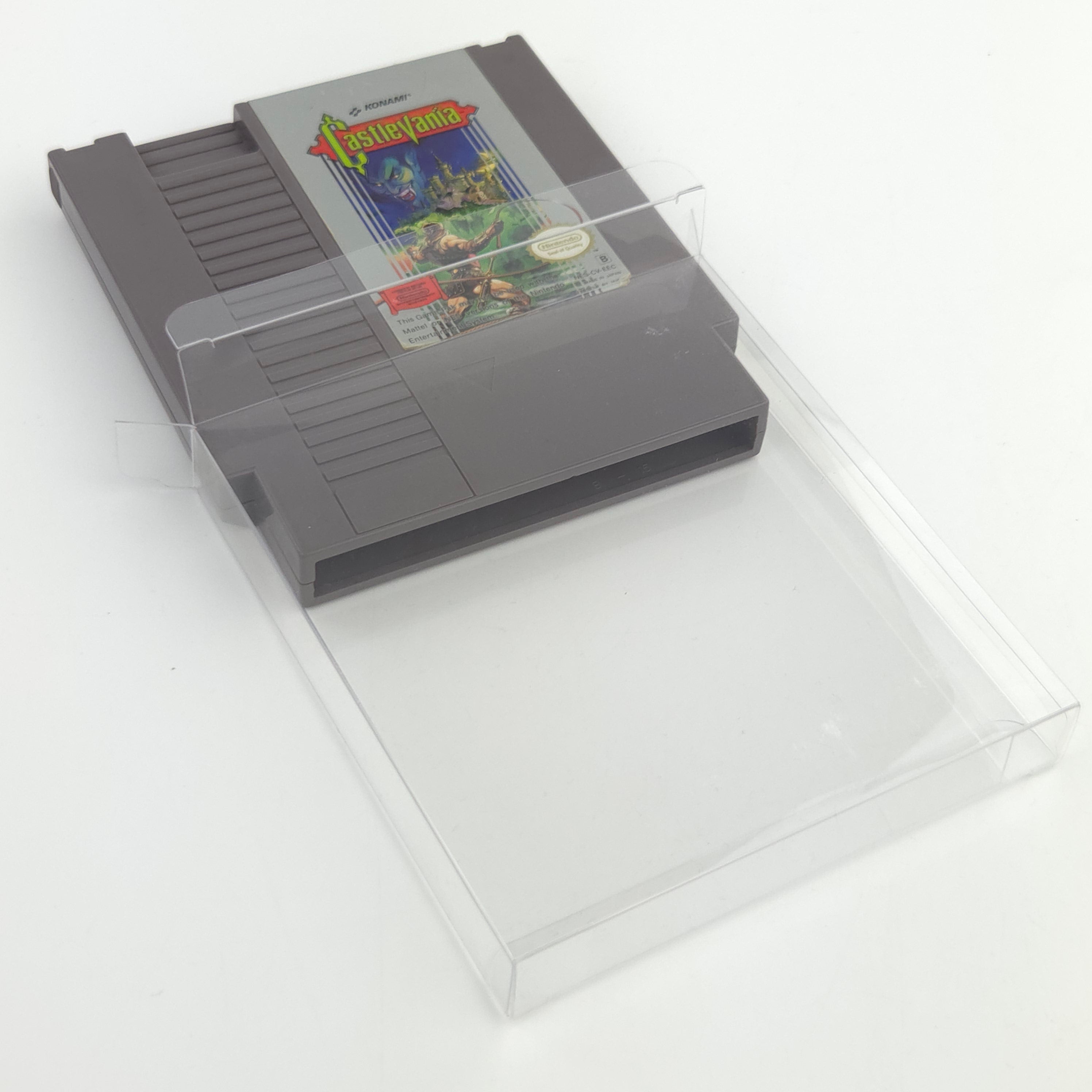 Nintendo NES Spiel Castlevania Modul Schutzhülle PAL-B